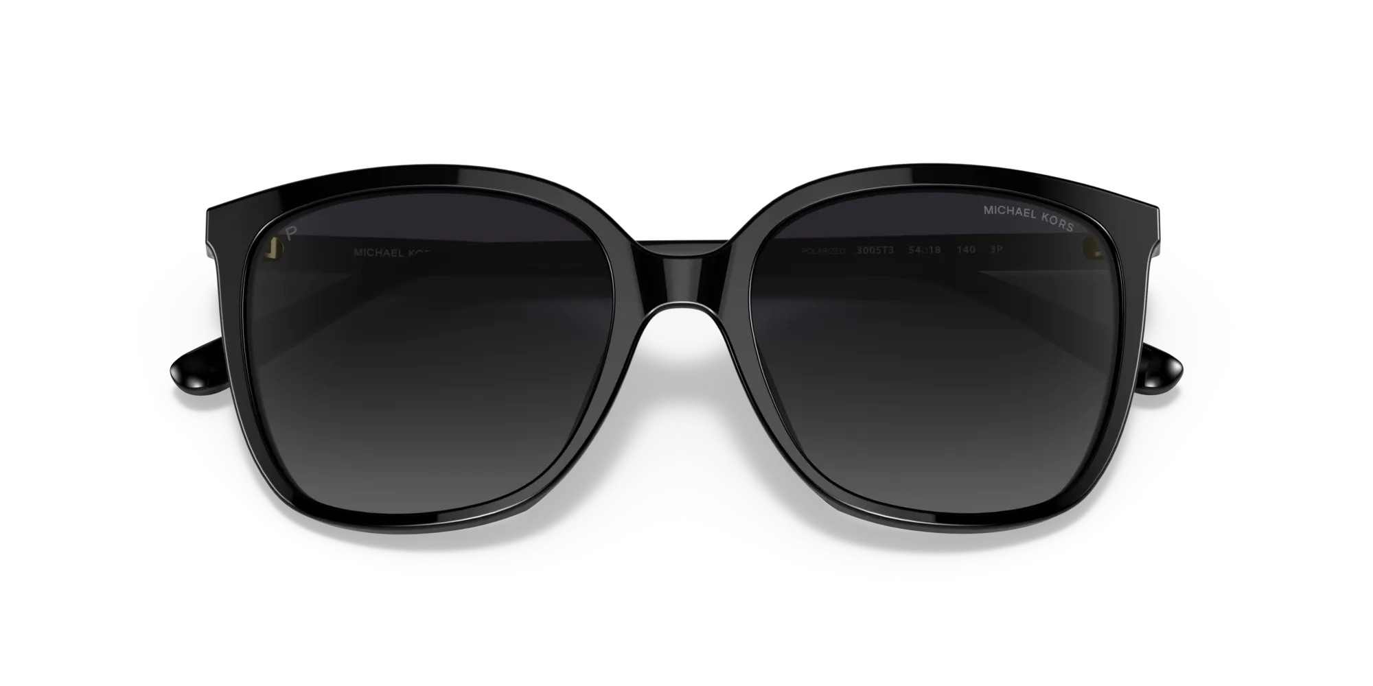 Michael Kors MK2137U ANAHEIM 3005T3 Occhiali da sole Acetato Nero Grigio Squadrata Polarizzata - immagine 2
