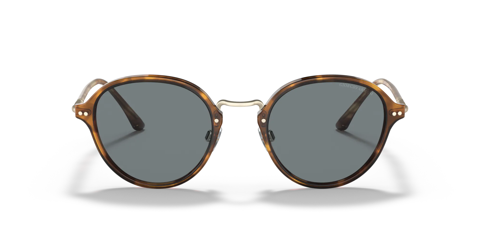Giorgio Armani AR8139 5762R5 Occhiali da sole Acetato Tartaruga Blu Pantos Normale - immagine 3