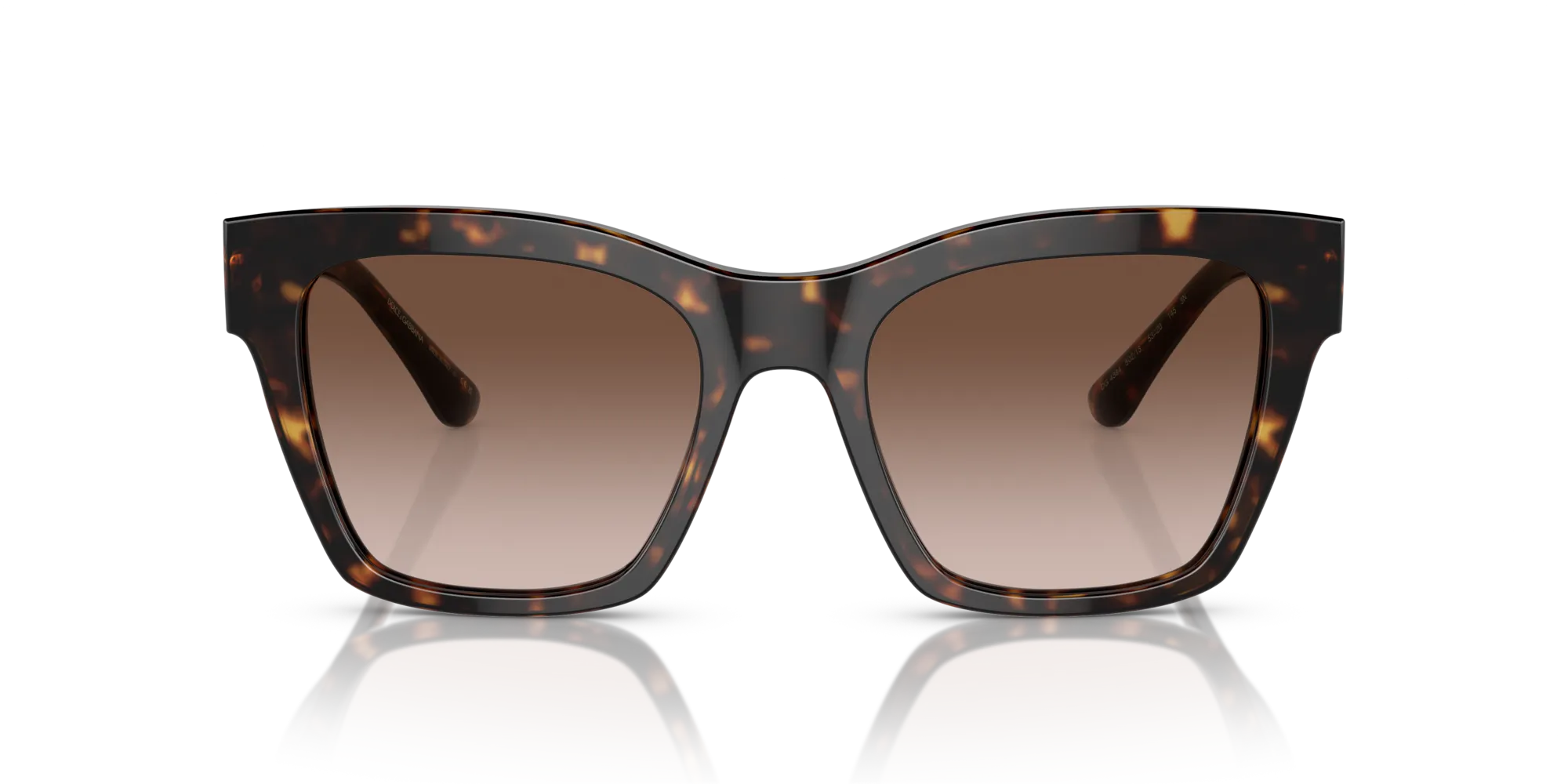 Dolce & Gabbana DG4384 502/13 Occhiali da sole Acetato Tartaruga Marrone Squadrata Normale Sfumato - immagine 3