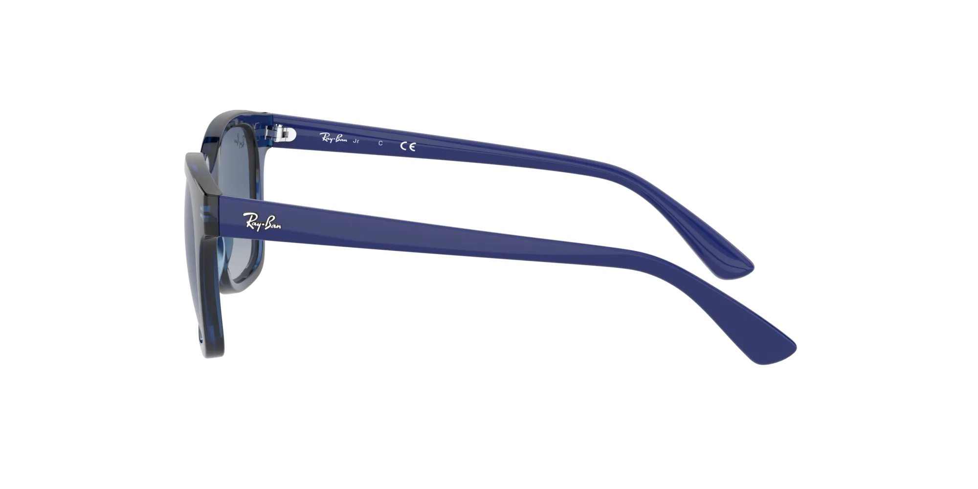 Ray - Ban RJ9071S 70624L Occhiali da sole bambino Iniettato Blu Blu Squadrata Normale Sfumato - immagine 3