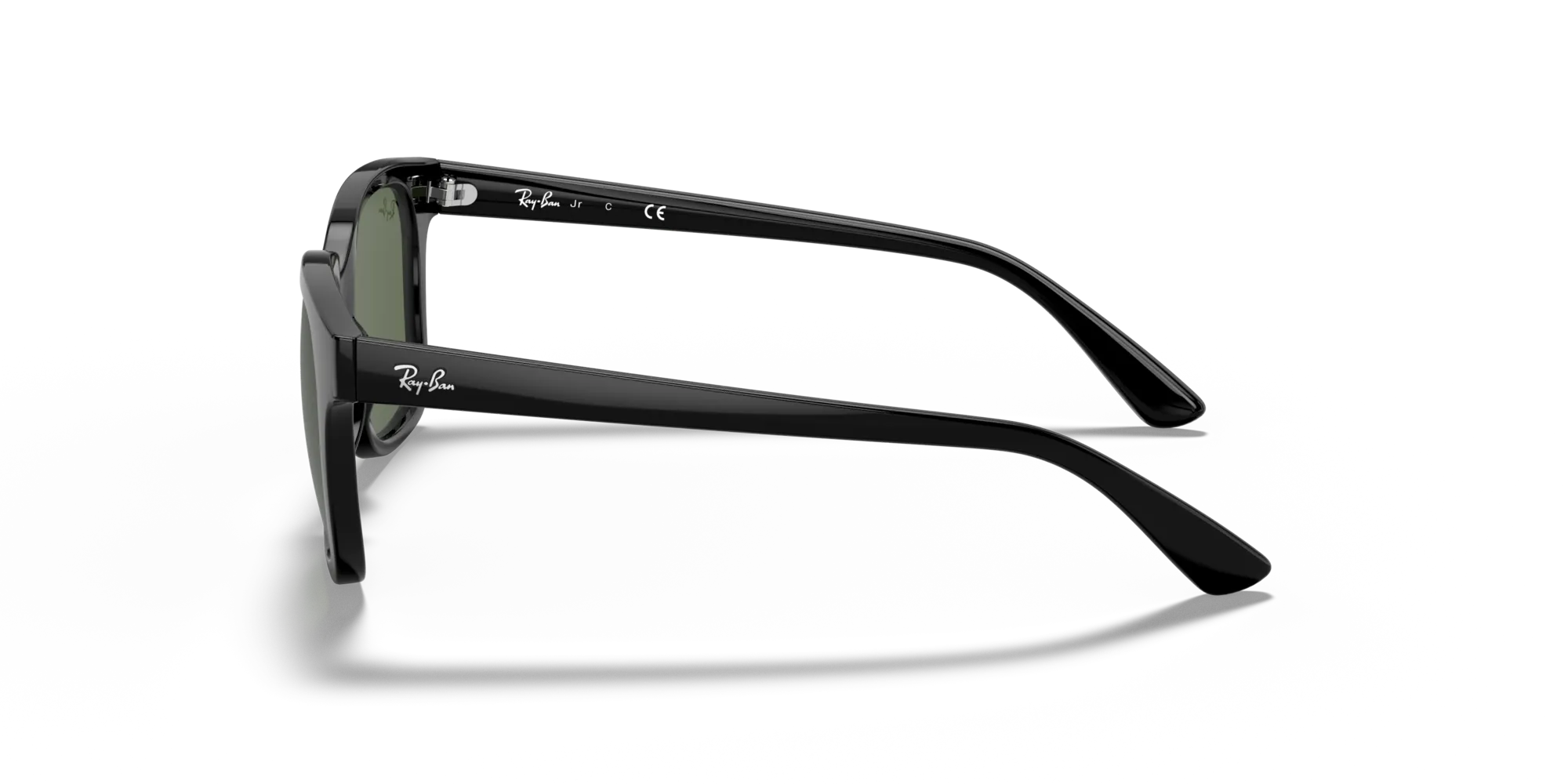 Ray - Ban RJ9071S 100/71 Occhiali da sole bambino Iniettato Nero Verde Squadrata Normale - immagine 4