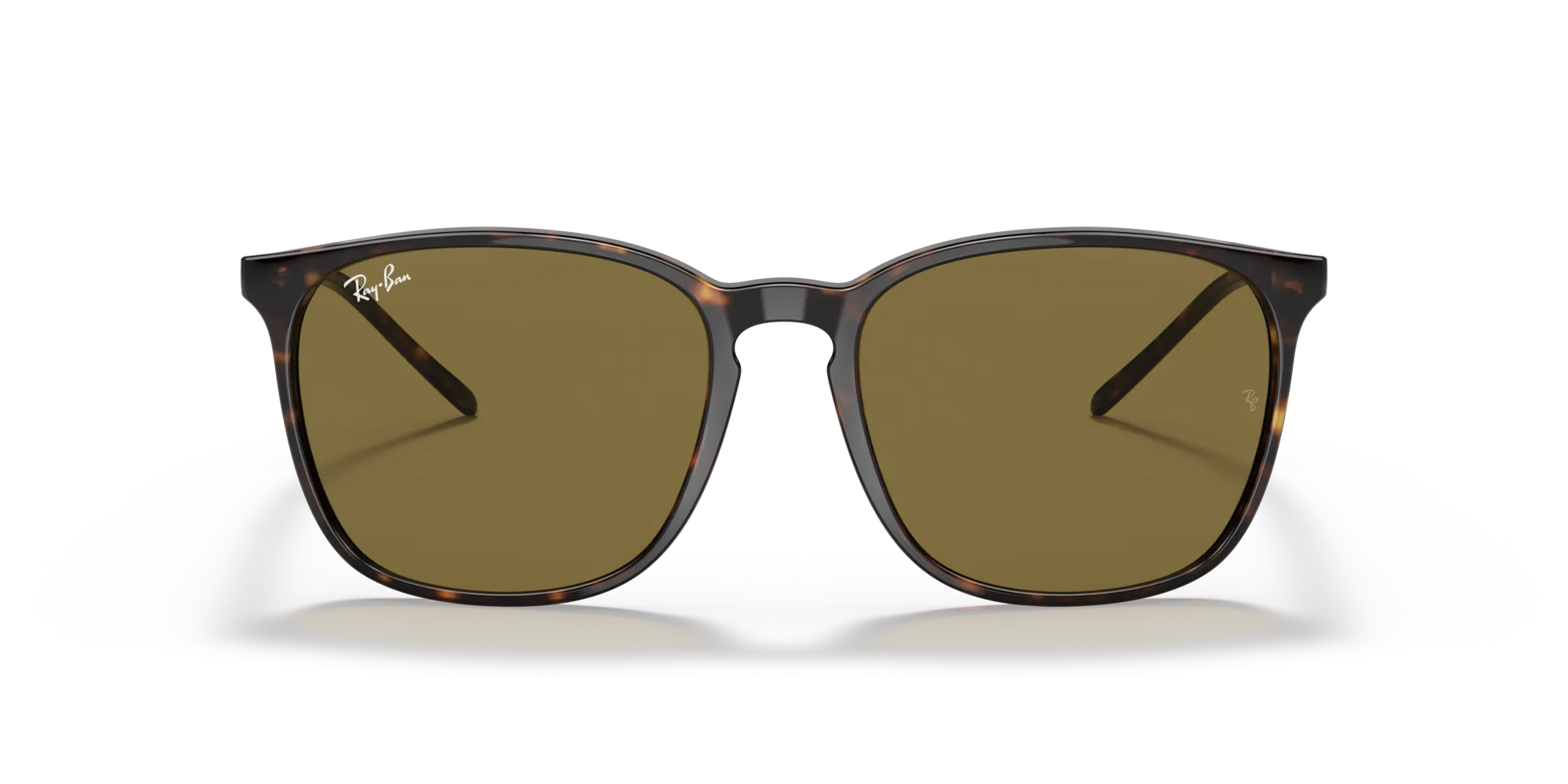 Ray - Ban RB4387F 902/73 Occhiali da sole Acetato Tartaruga Marrone Squadrata Normale - immagine 3