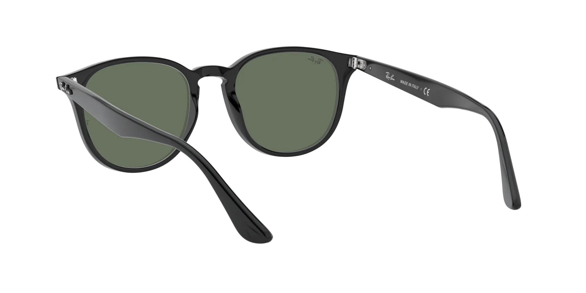 Ray - Ban RB4259F 601/71 Occhiali da sole Acetato Nero Verde Pantos Normale - immagine 4