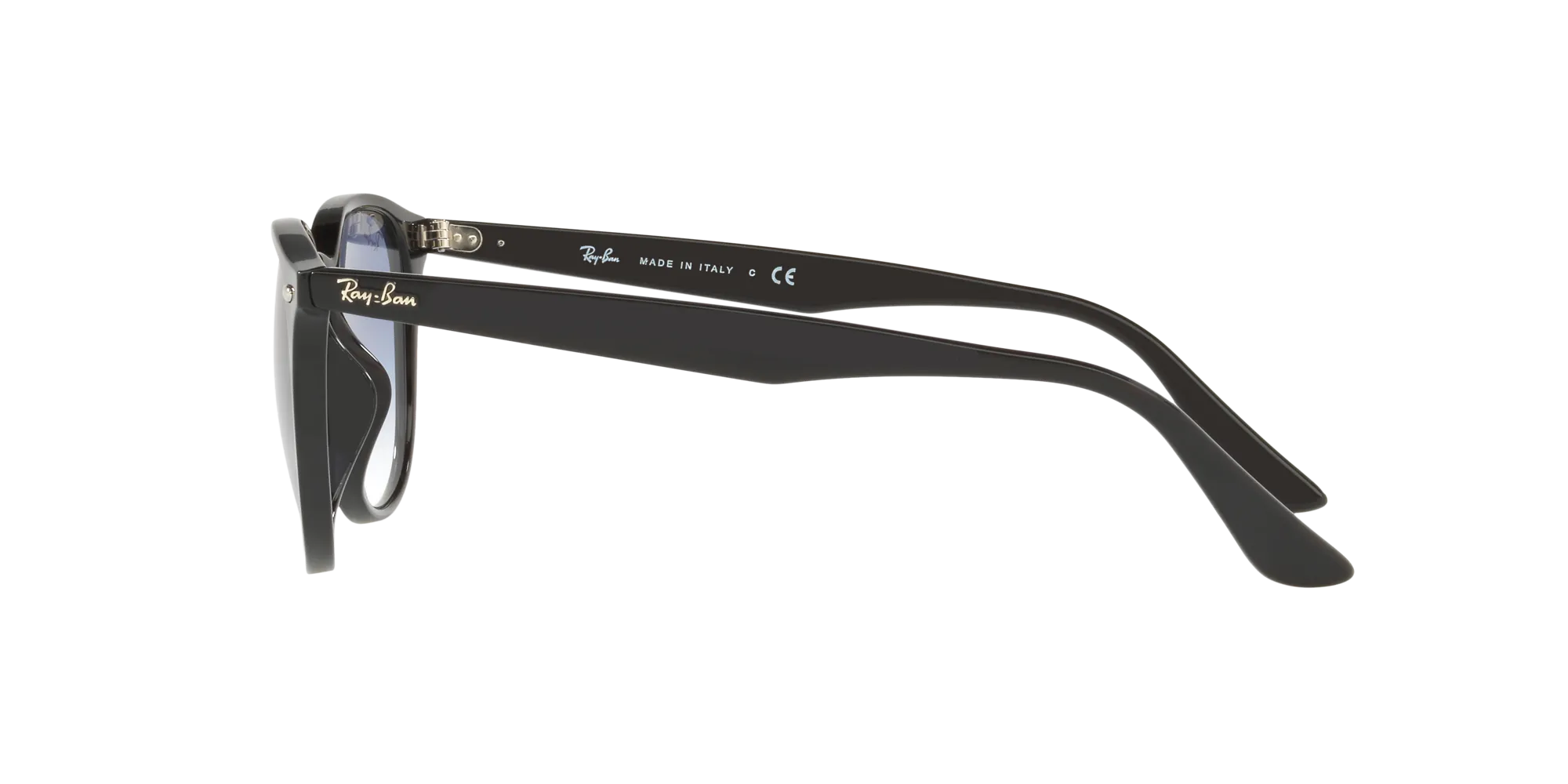 Ray - Ban RB4259F 601/19 Occhiali da sole Acetato Nero Blu Pantos Normale Sfumato - immagine 3