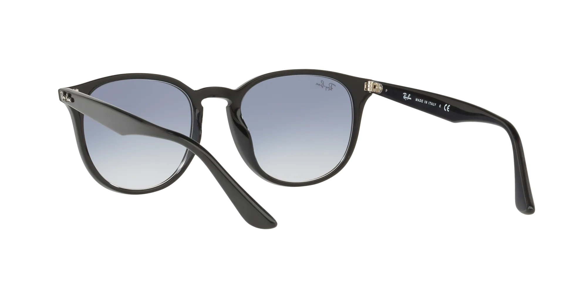Ray - Ban RB4259F 601/19 Occhiali da sole Acetato Nero Blu Pantos Normale Sfumato - immagine 4