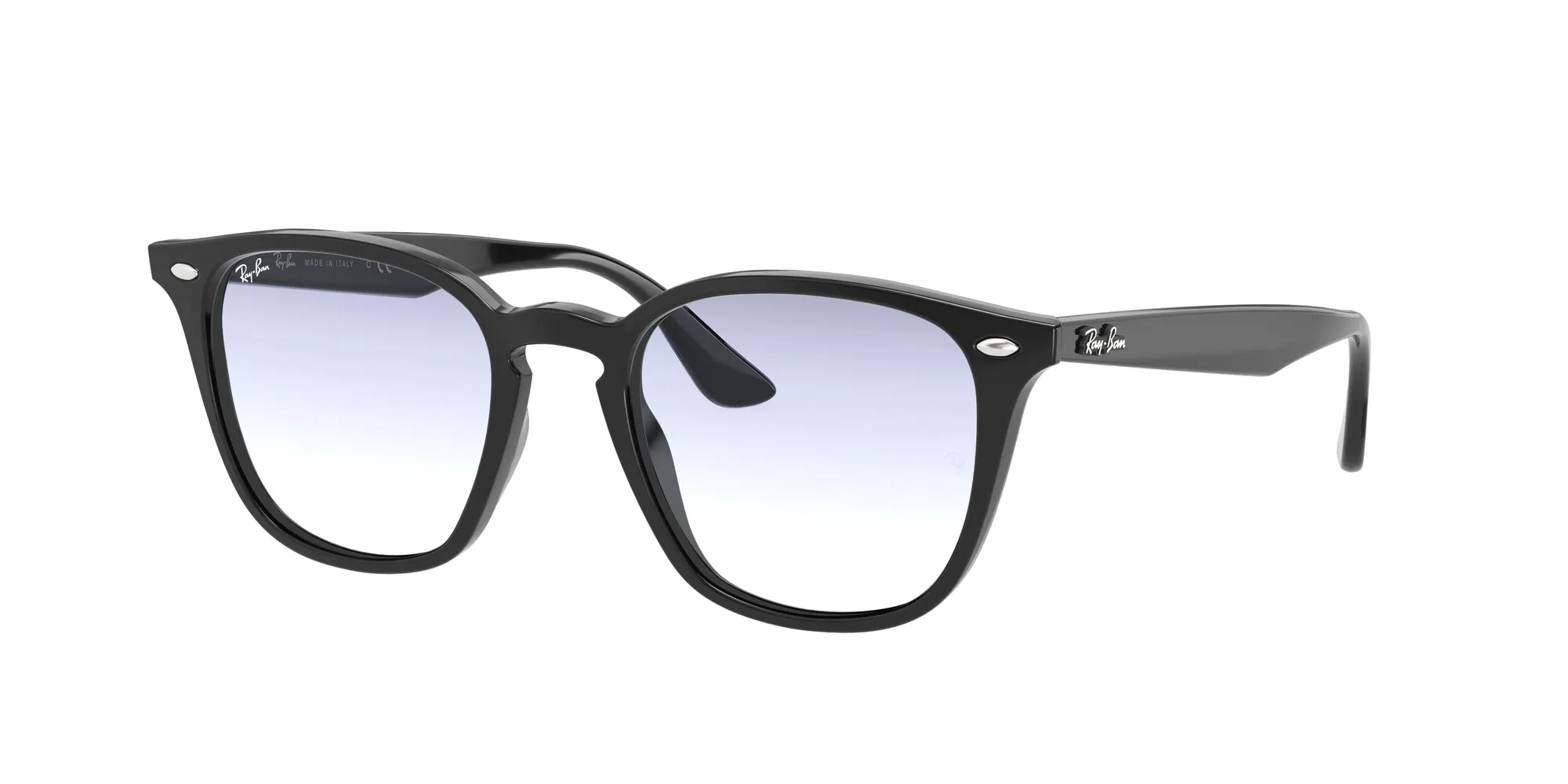 Ray - Ban RB4258F 601/19 Occhiali da sole Acetato Nero Blu Squadrata Normale Sfumato - immagine 1