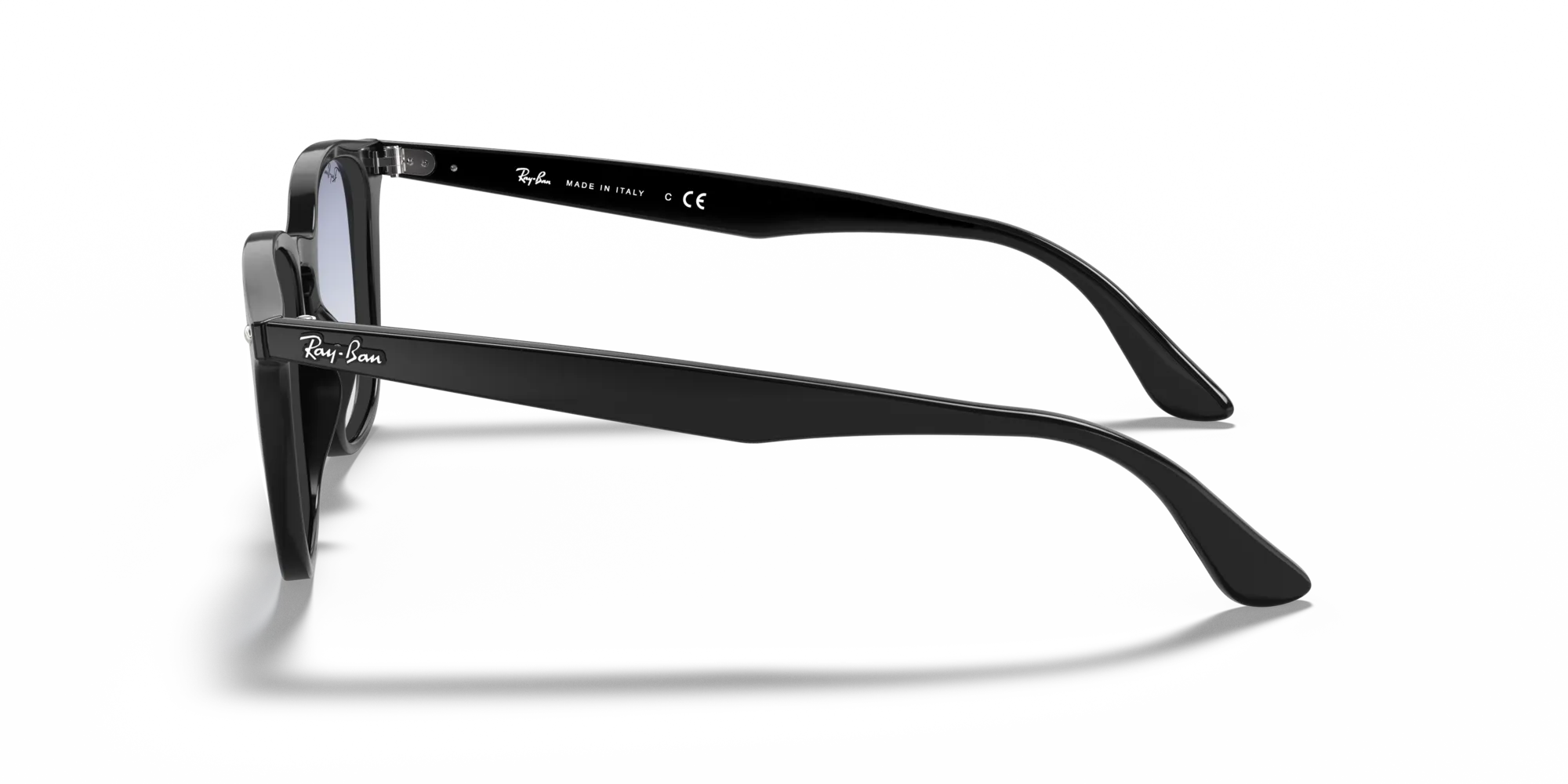 Ray - Ban RB4258F 601/19 Occhiali da sole Acetato Nero Blu Squadrata Normale Sfumato - immagine 4