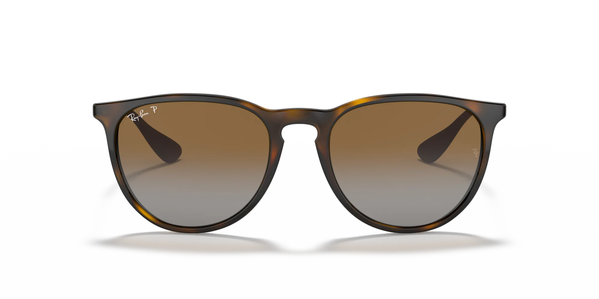 Ray - Ban RB4171F ERIKA 710/T5 Occhiali da sole Nylon Tartaruga Marrone Pantos Polarizzata Sfumato - immagine 3