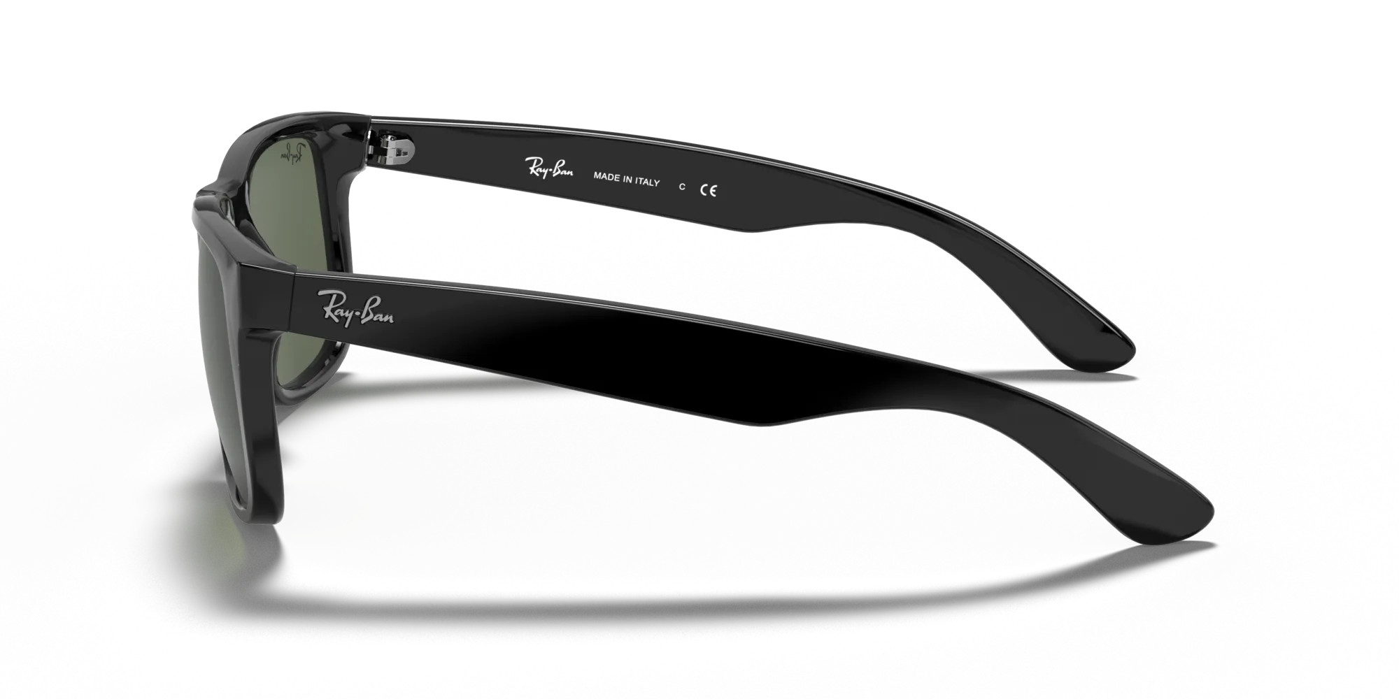 Ray - Ban RB4165F JUSTIN 601/71 Occhiali da sole Nylon Nero G15 Squadrata Normale - immagine 4