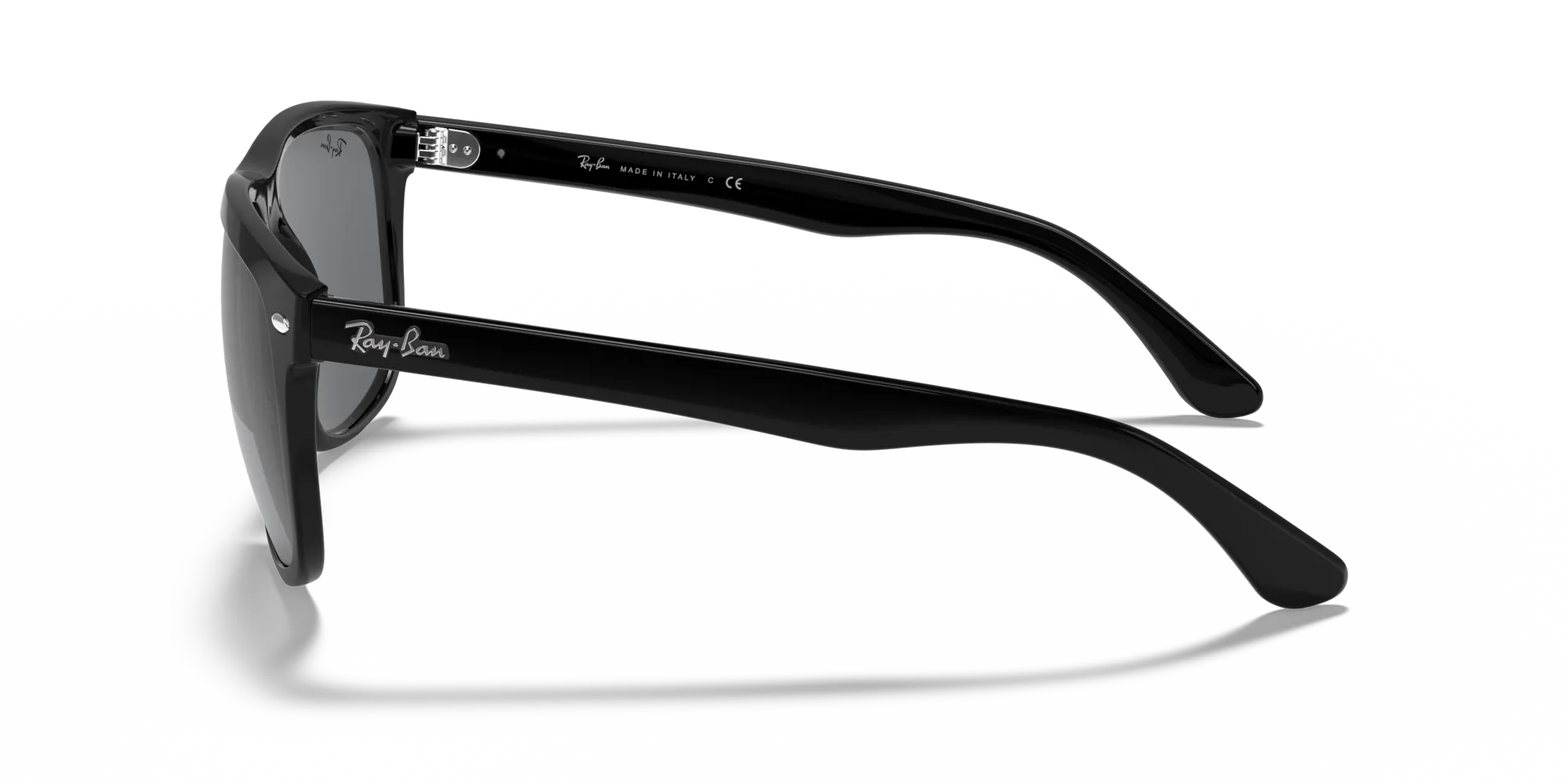 Ray - Ban RB4147 BOYFRIEND 601/87 Occhiali da sole Nylon Nero Grigio Squadrata Normale - immagine 4