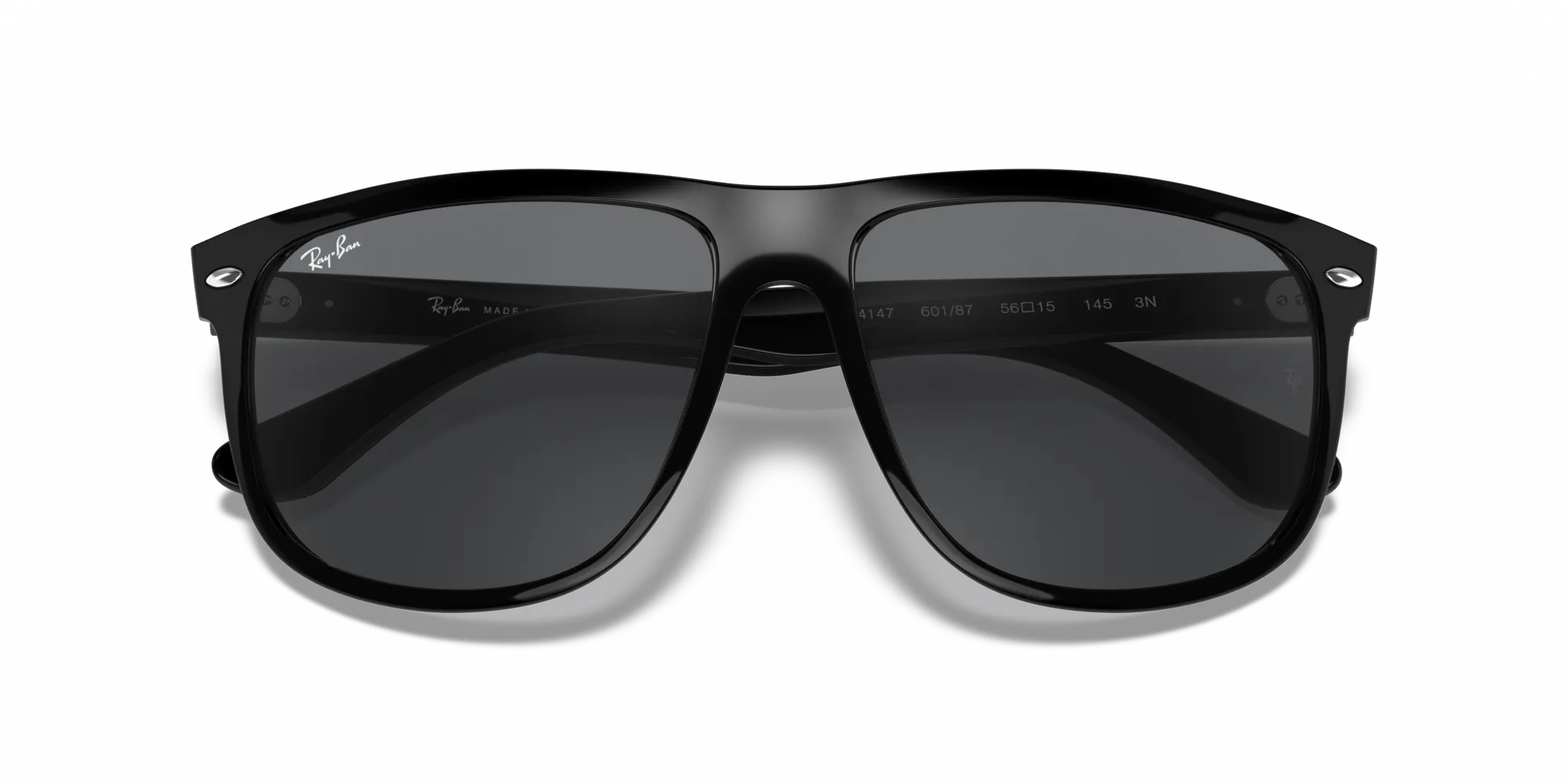 Ray - Ban RB4147 BOYFRIEND 601/87 Occhiali da sole Nylon Nero Grigio Squadrata Normale - immagine 2