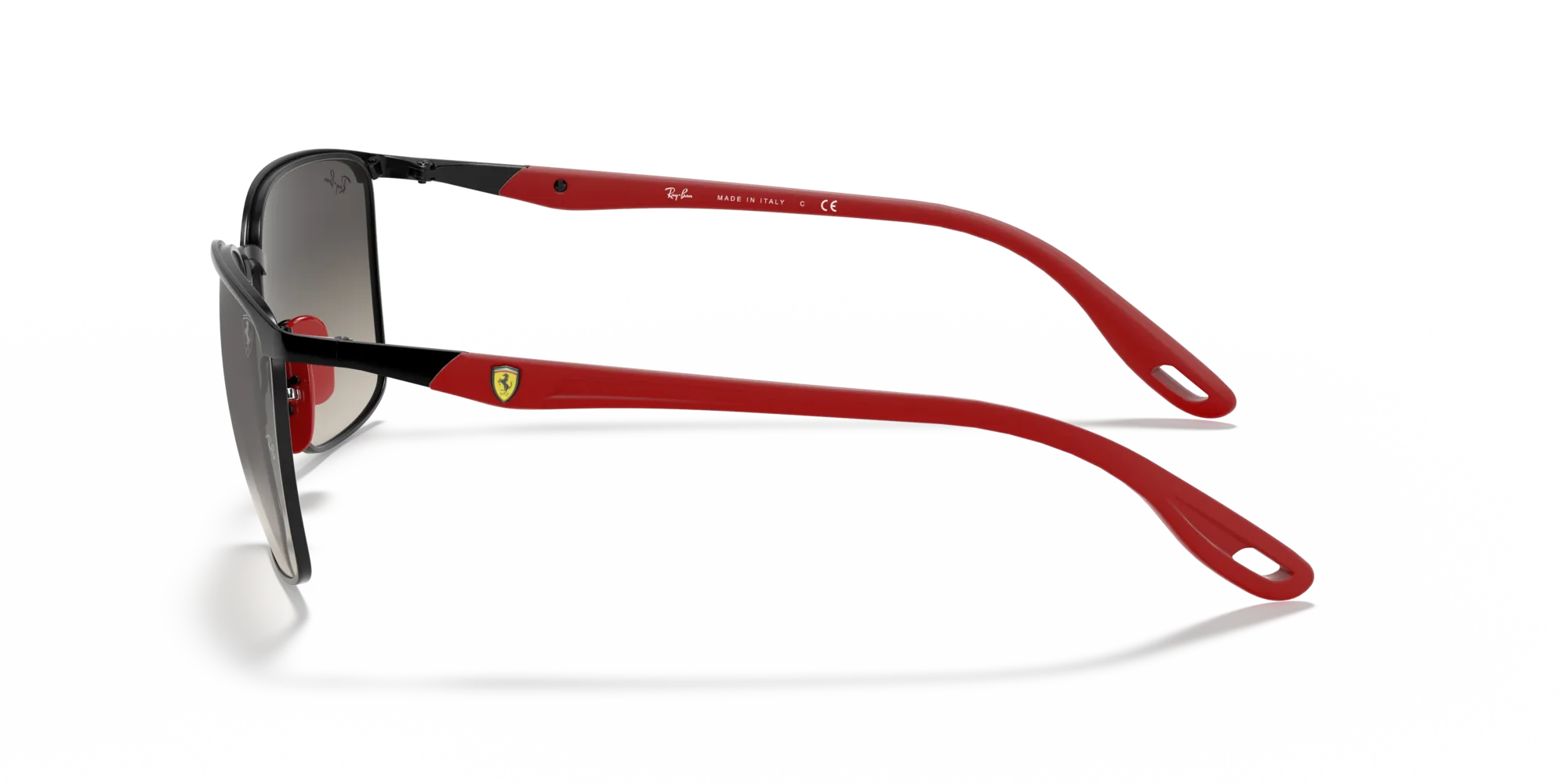 Ray - Ban RB3673M SCUDERIA FERRARI COLLECTION F04111 Occhiali da sole Metallo Nero Grigio Squadrata Normale Sfumato - immagine 4