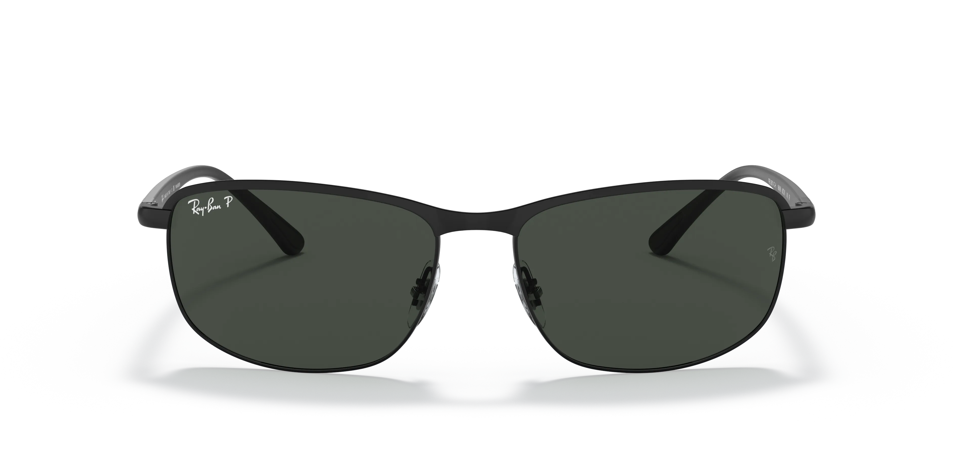 Ray - Ban RB3671CH CHROMANCE 186/K8 Occhiali da sole Metallo Nero Grigio Pillow Polarizzata - immagine 3