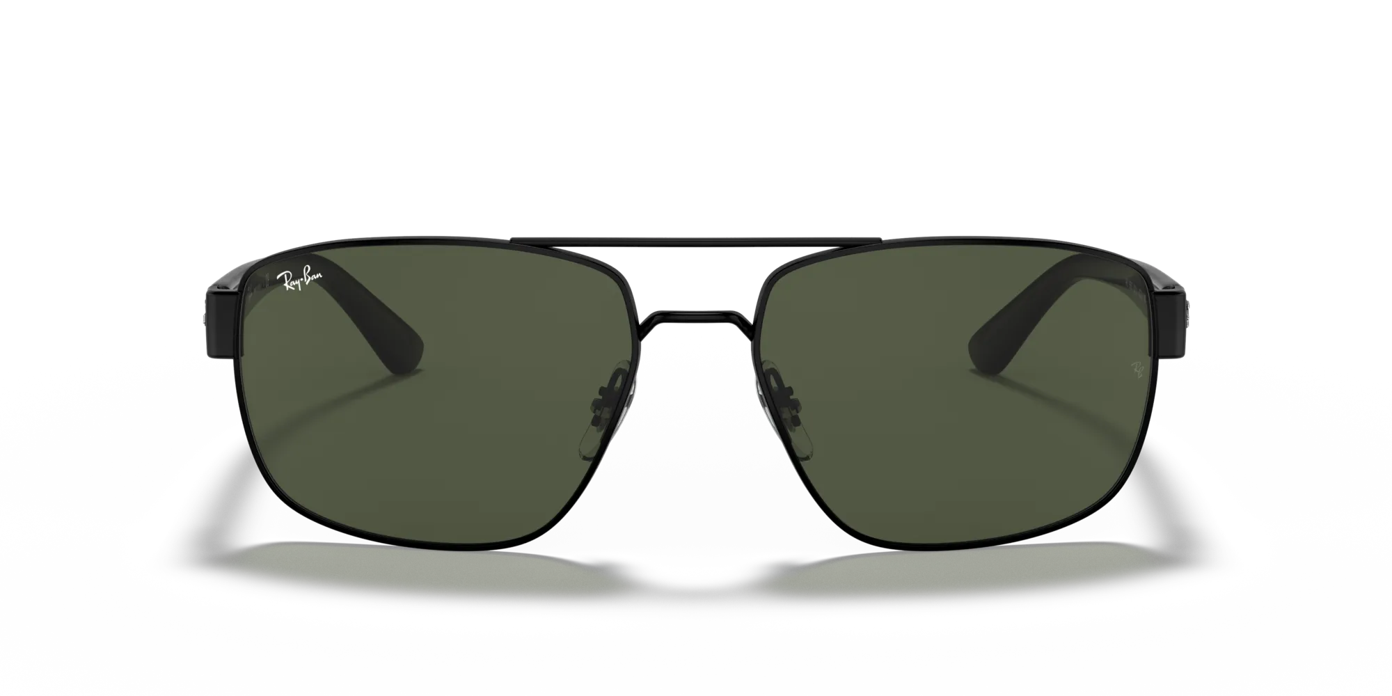 Ray - Ban RB3663 002/31 Occhiali da sole Metallo Nero G15 Geometrica Normale - immagine 3