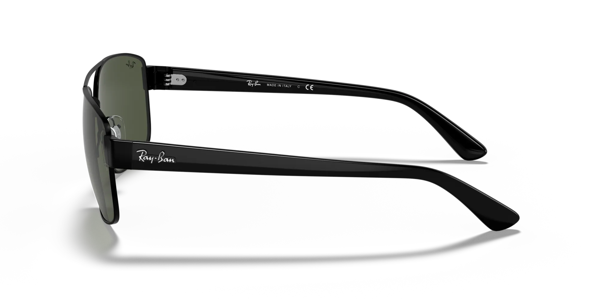 Ray - Ban RB3663 002/31 Occhiali da sole Metallo Nero G15 Geometrica Normale - immagine 4