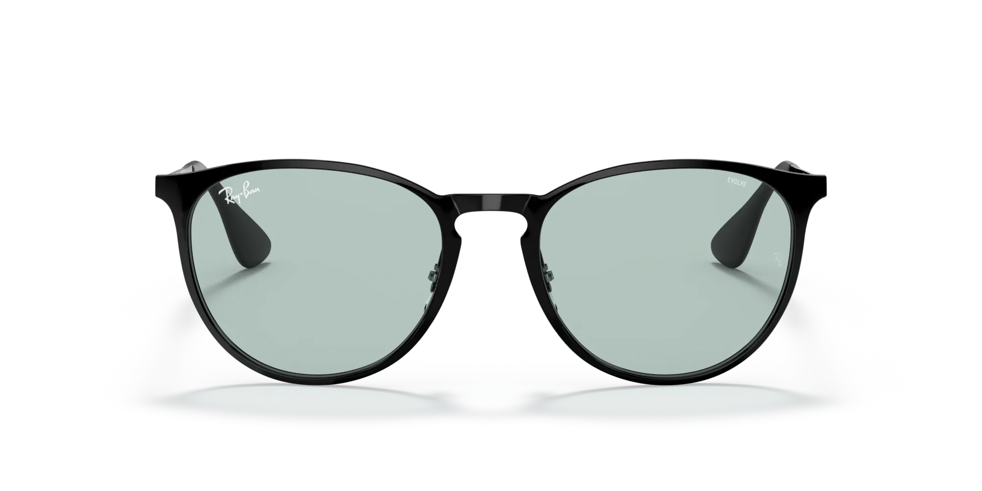 Ray - Ban RB3539 ERIKA METAL 002/Q5 Occhiali da sole Metallo Nero Verde Pantos Fotocromatiche Fotocromatico - immagine 3