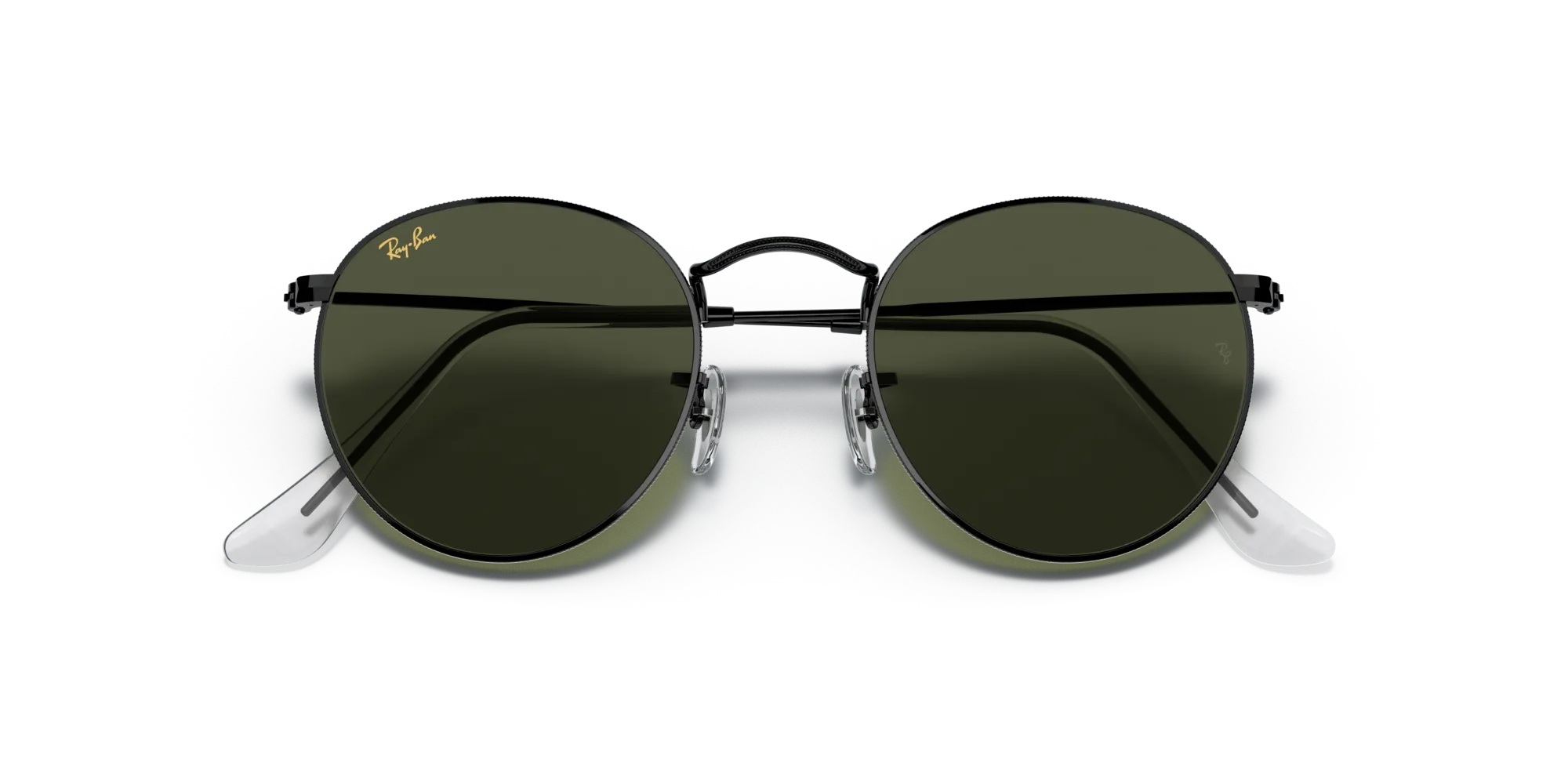Ray - Ban RB3447 ROUND METAL 919931 Occhiali da sole Metallo Nero G15 Rotonda Normale - immagine 2