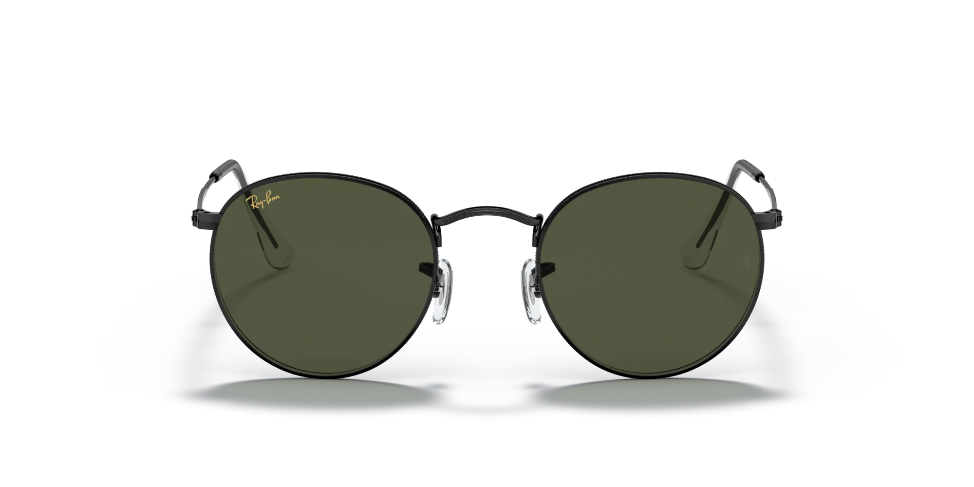 Ray - Ban RB3447 ROUND METAL 919931 Occhiali da sole Metallo Nero G15 Rotonda Normale - immagine 3