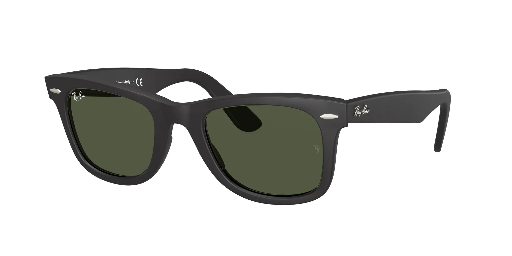 Ray - Ban RB2140F WAYFARER 901S Occhiali da sole Acetato Nero G15 Squadrata Normale - immagine 1