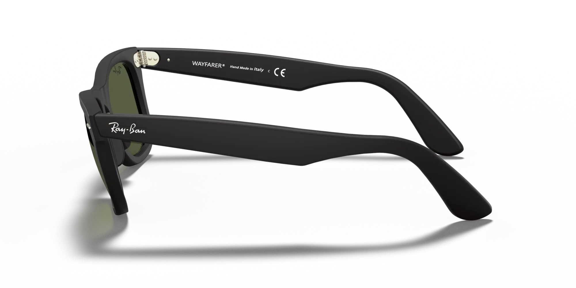 Ray - Ban RB2140F WAYFARER 901S Occhiali da sole Acetato Nero G15 Squadrata Normale - immagine 4