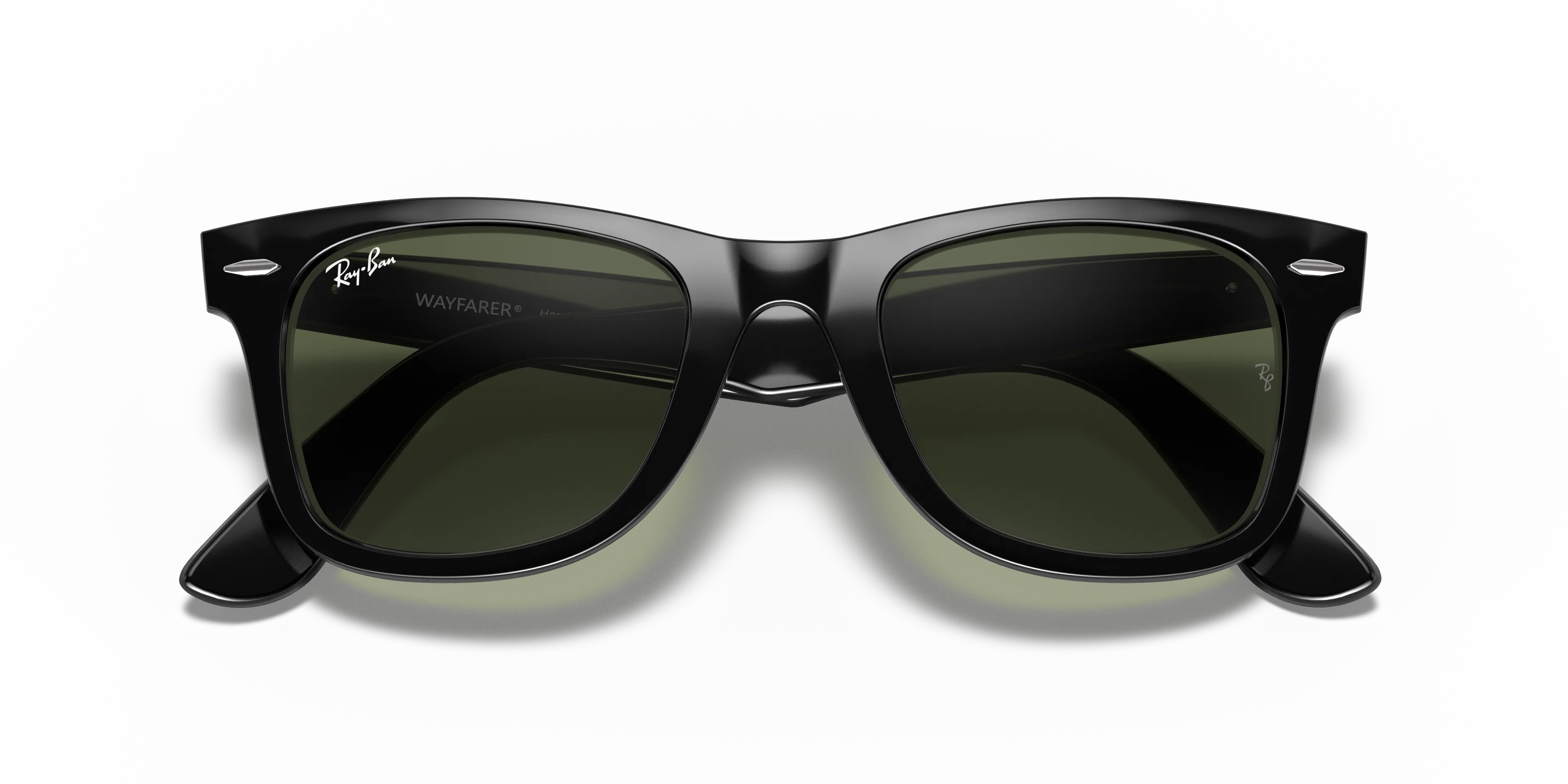 Ray - Ban RB2140F WAYFARER 901 Occhiali da sole Acetato Nero G15 Squadrata Normale - immagine 2