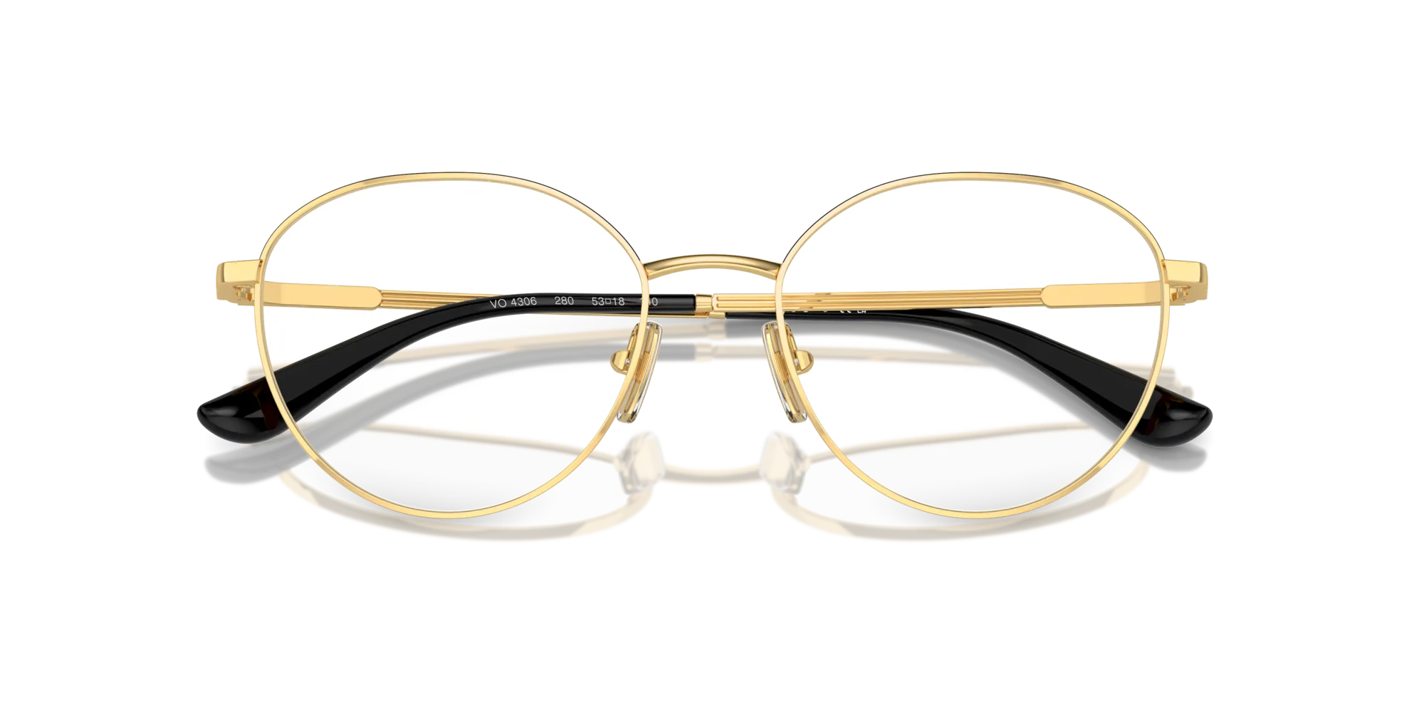 VOGUE EYEWEAR VO4306 280 Montature da vista Metallo Oro Rotonda Normale - immagine 2