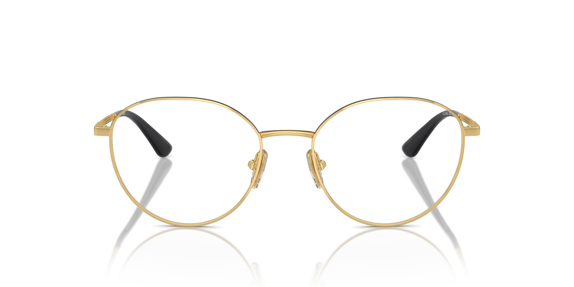 VOGUE EYEWEAR VO4306 280 Montature da vista Metallo Oro Trasparente Rotonda Normale - immagine 3