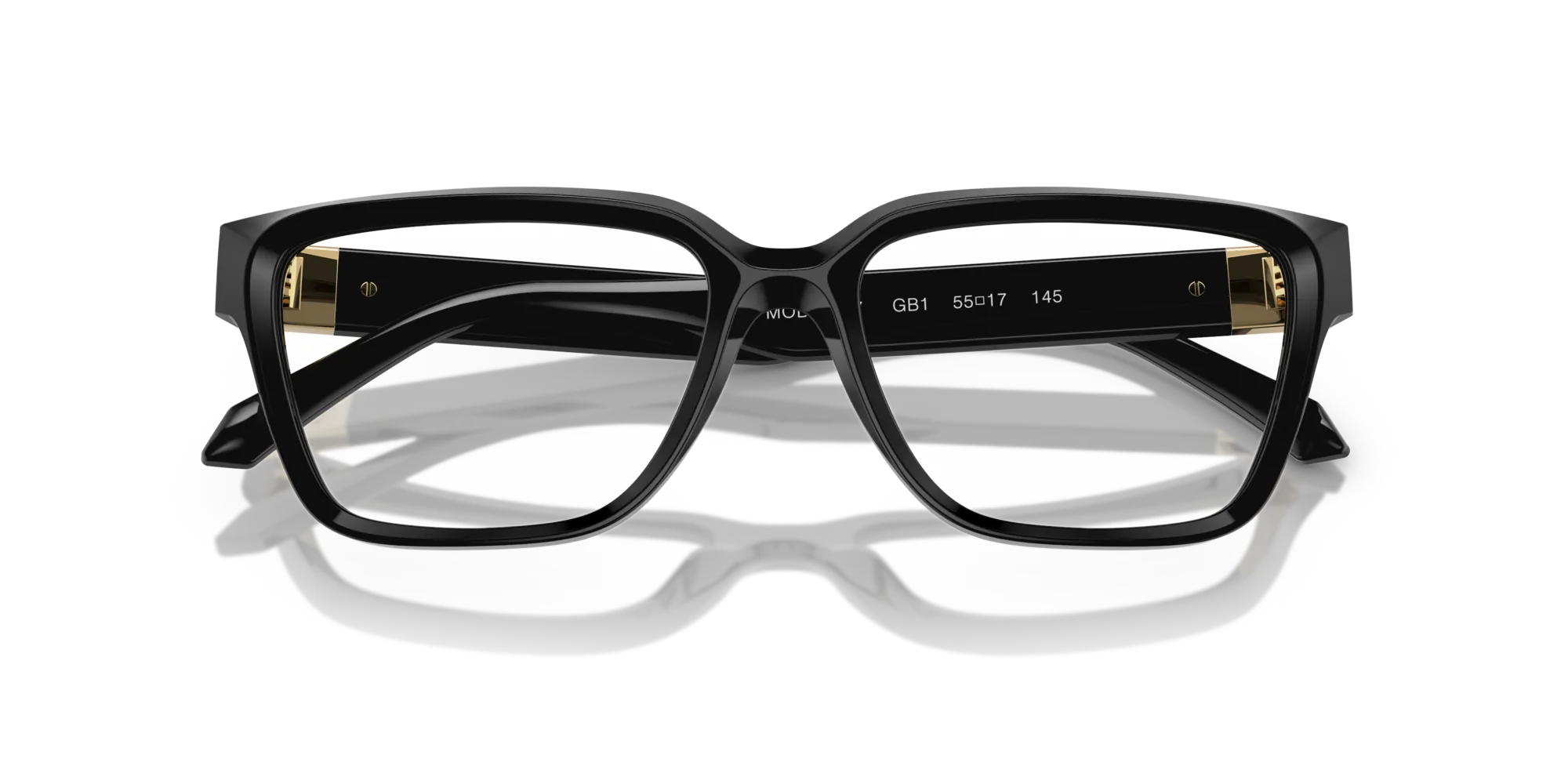 Versace VE3357 GB1 Montature da vista Acetato Nero Squadrata Normale - immagine 2