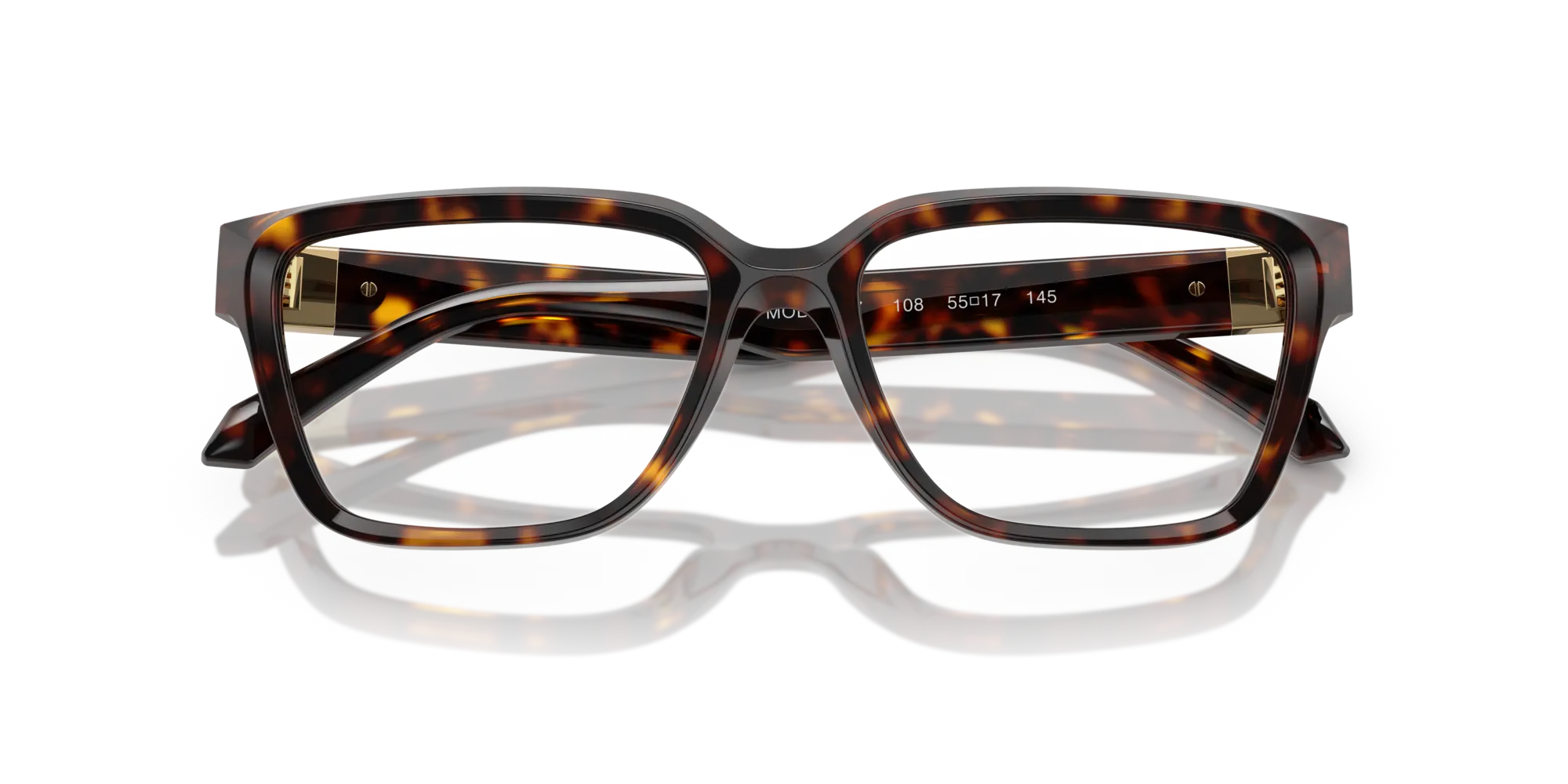 Versace VE3357 108 Montature da vista Acetato Tartaruga Trasparente Squadrata Normale - immagine 2