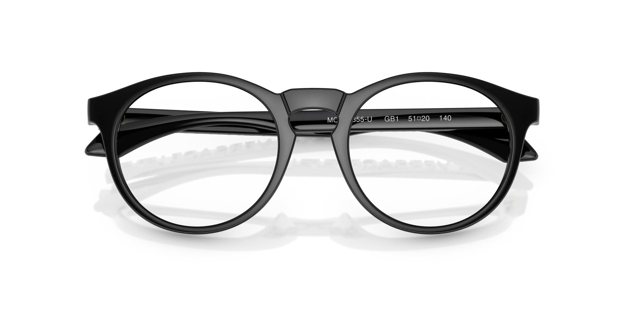 Versace VE3355U GB1 Montature da vista Nylon Nero Trasparente Pantos Normale - immagine 2