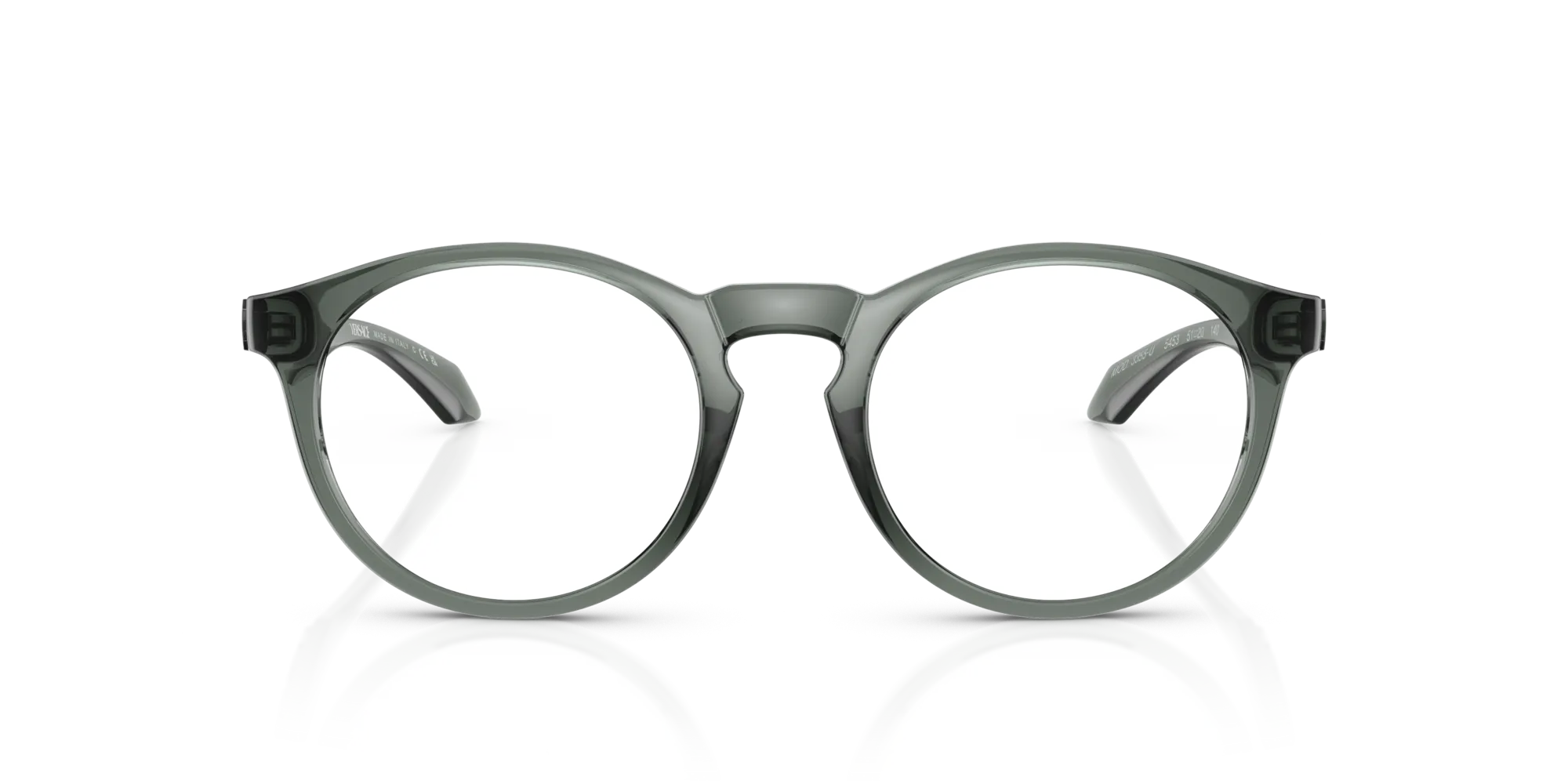 Versace VE3355U 5453 Montature da vista Nylon Grigio Trasparente Pantos Normale - immagine 3