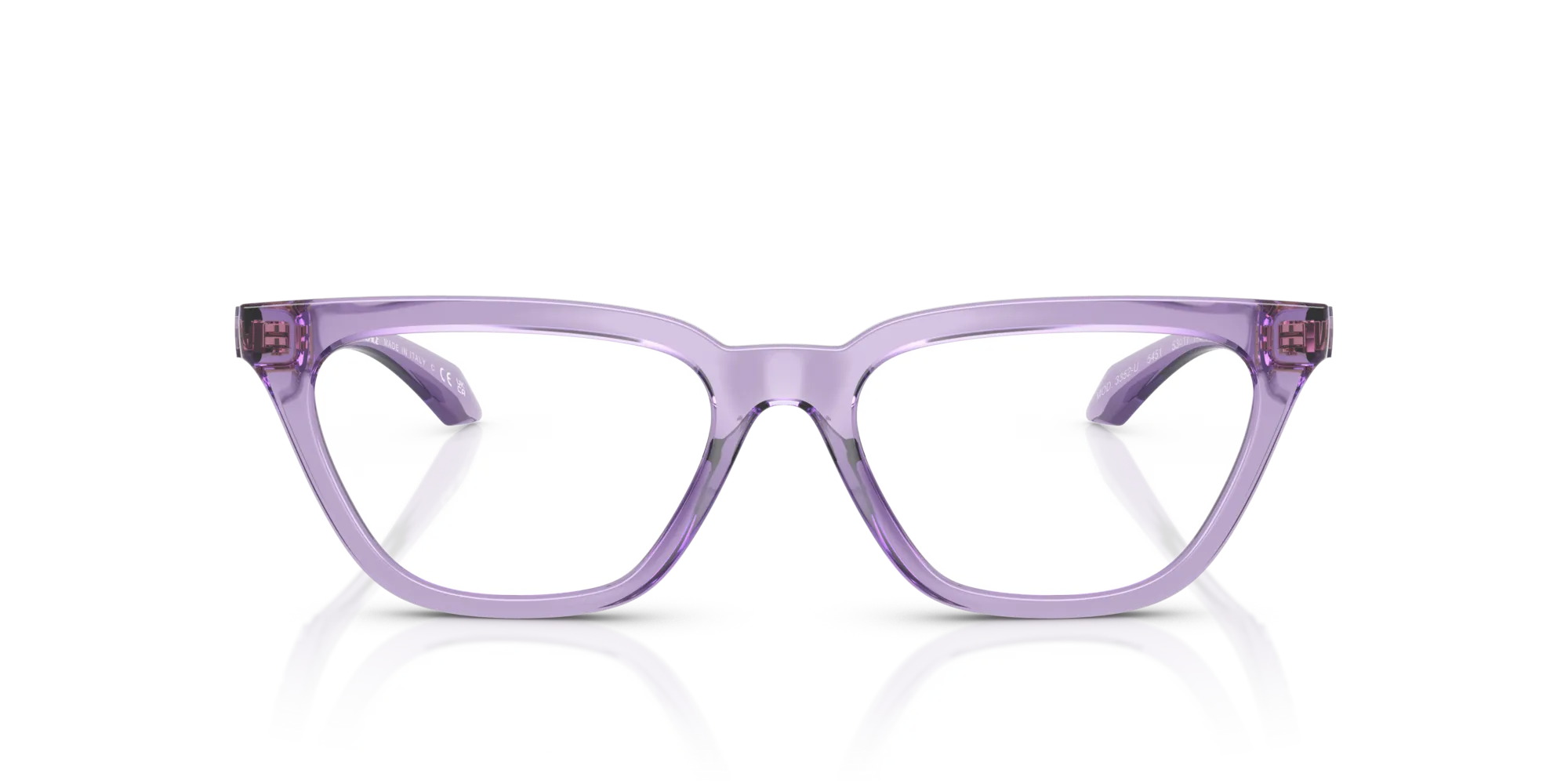 Versace VE3352U 5451 Montature da vista Nylon Viola Cat Eye Normale - immagine 3