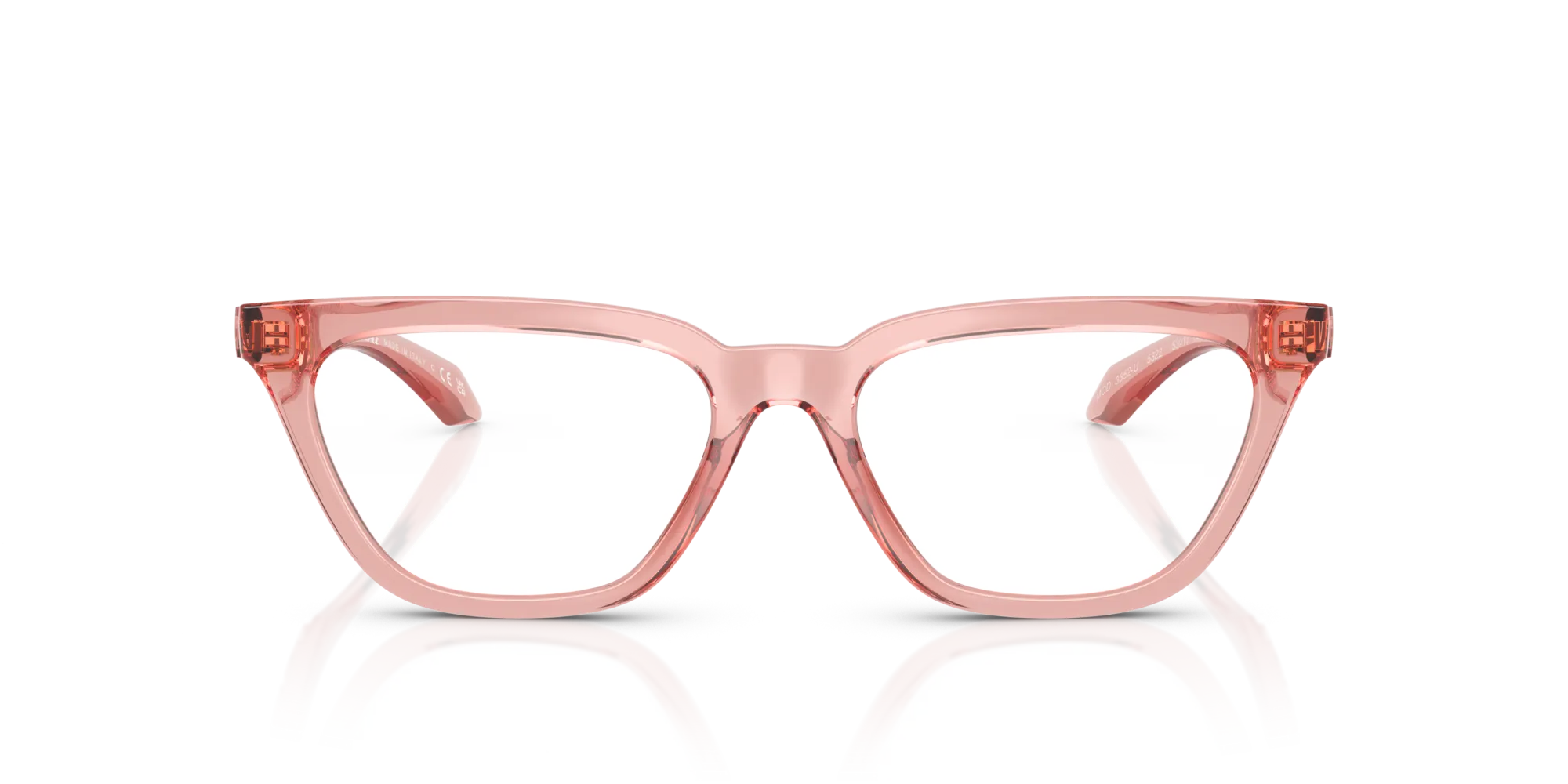 Versace VE3352U 5322 Montature da vista Nylon Rosa Trasparente Cat Eye Normale - immagine 3