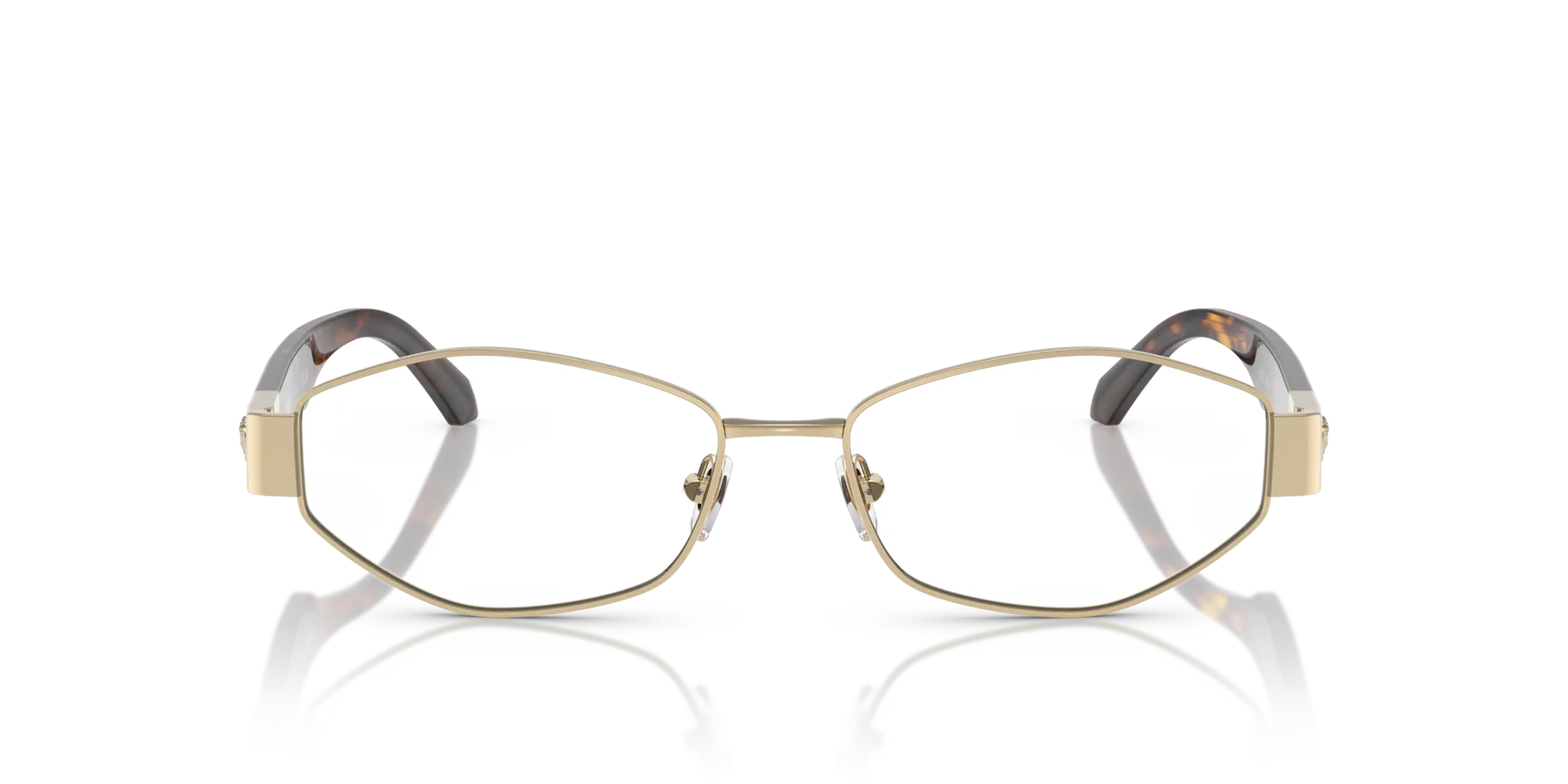 Versace VE1298 1252 Montature da vista Metallo Oro Geometrica Normale - immagine 3