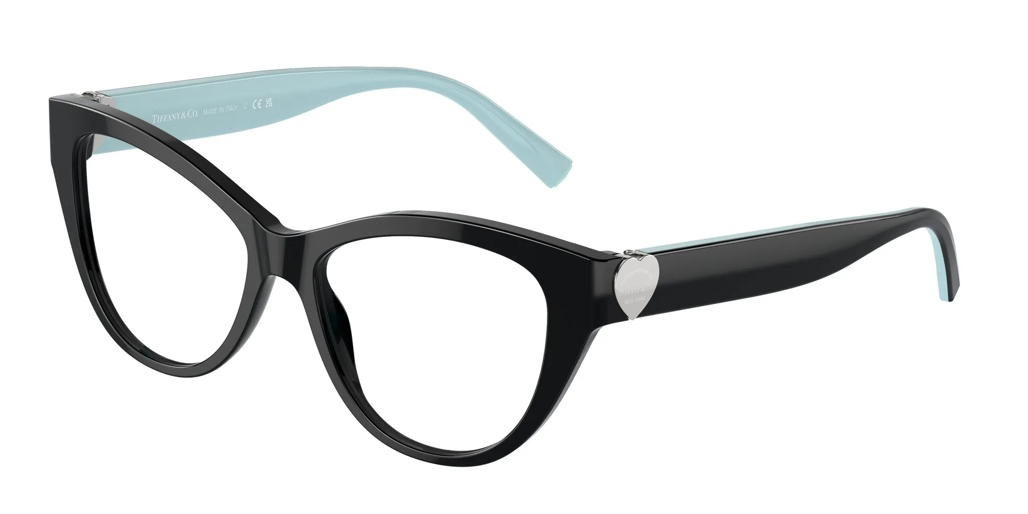 Tiffany TF2251 8406 Montature da vista Acetato Nero Cat Eye Normale - immagine 1