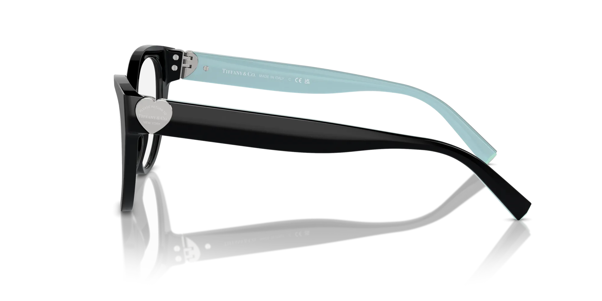 Tiffany TF2251 8406 Montature da vista Acetato Nero Cat Eye Normale - immagine 4