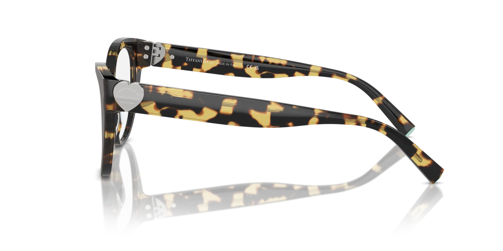 Tiffany TF2251 8064 Montature da vista Acetato Tartaruga Cat Eye Normale - immagine 4