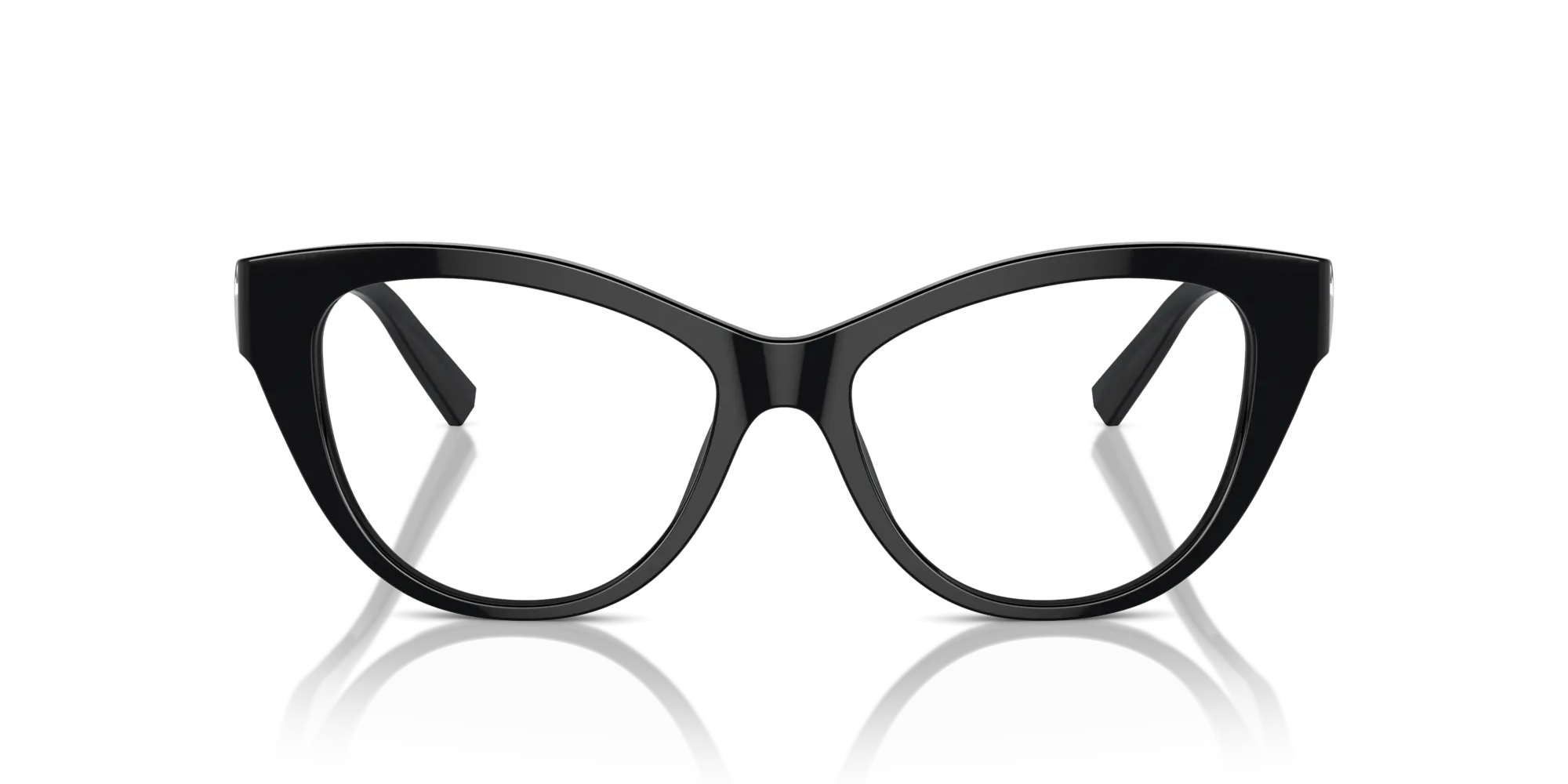 Tiffany TF2251 8001 Montature da vista Acetato Nero Trasparente Cat Eye Normale - immagine 3