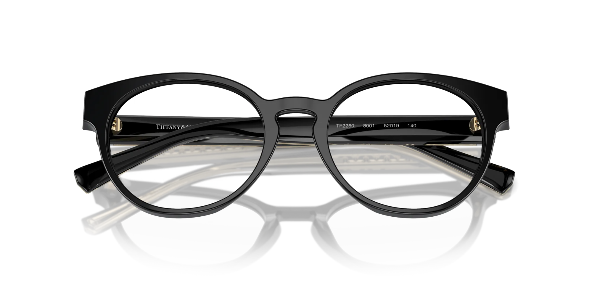 Tiffany TF2250 8001 Montature da vista Acetato Nero Pantos Normale - immagine 2