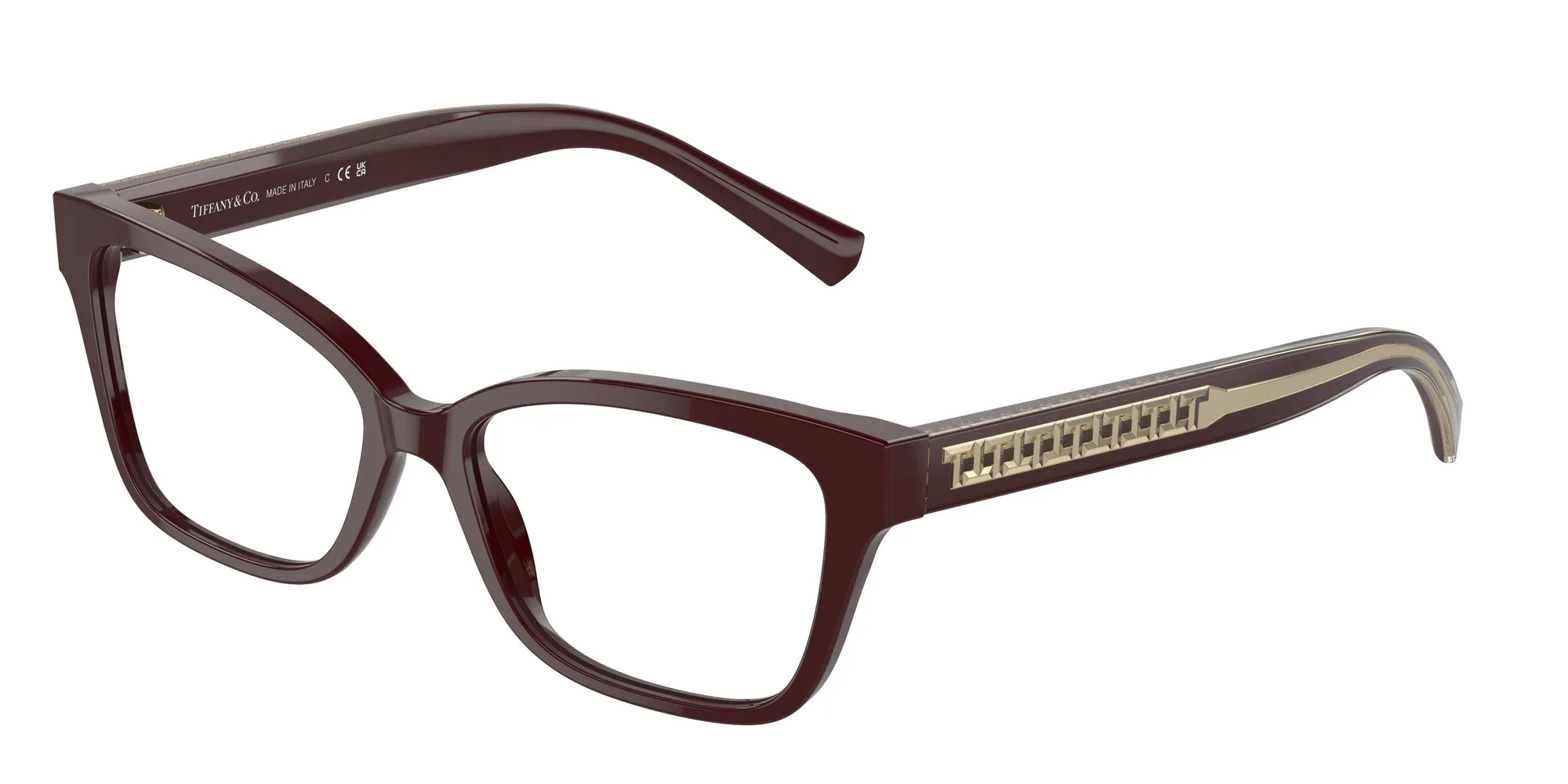 Tiffany TF2249 8389 Montature da vista Acetato Viola Farfalla Normale - immagine 1