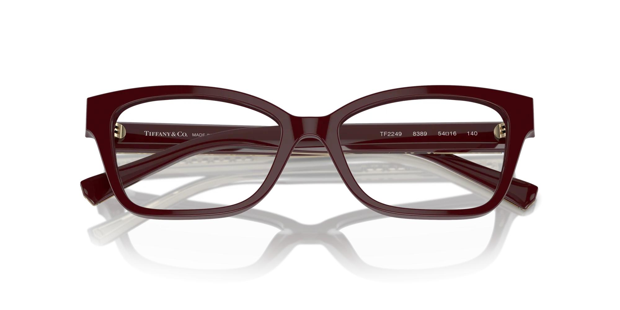 Tiffany TF2249 8389 Montature da vista Acetato Viola Farfalla Normale - immagine 2