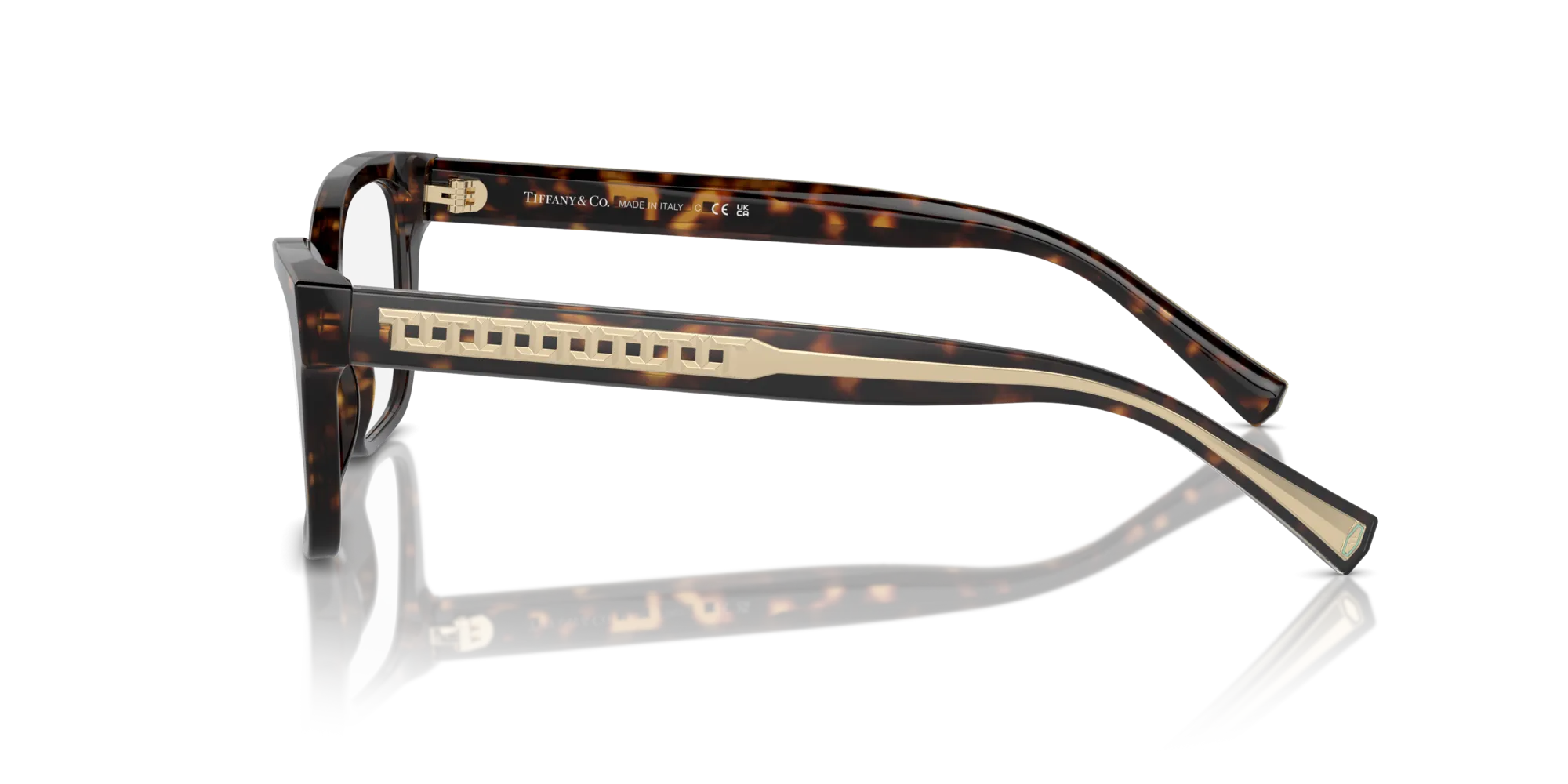 Tiffany TF2249 8015 Montature da vista Acetato Tartaruga Farfalla Normale - immagine 4
