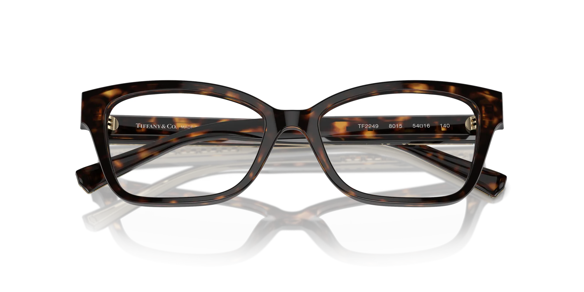 Tiffany TF2249 8015 Montature da vista Acetato Tartaruga Farfalla Normale - immagine 2