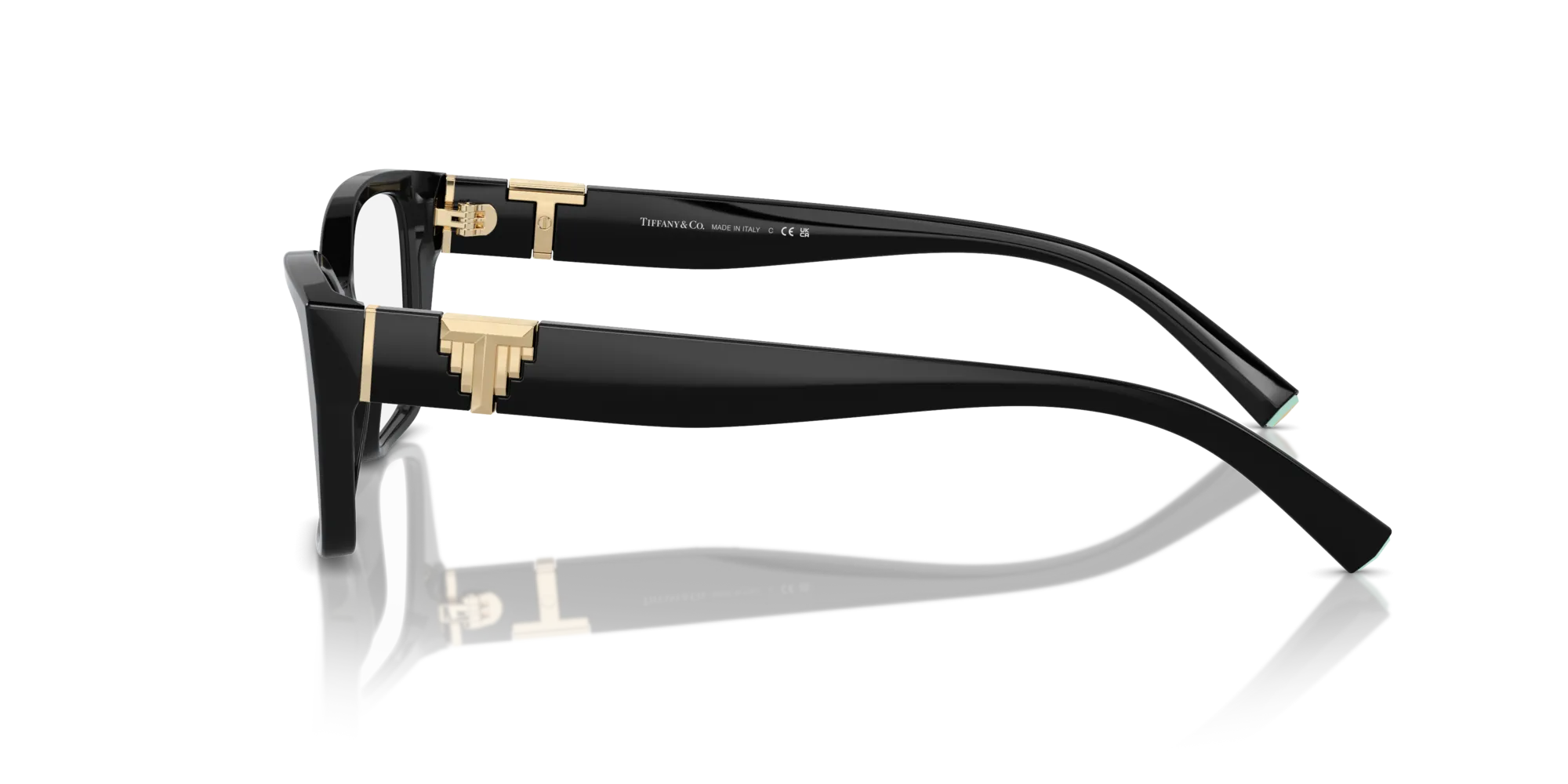 Tiffany TF2247 8001 Montature da vista Acetato Nero Squadrata Normale - immagine 4