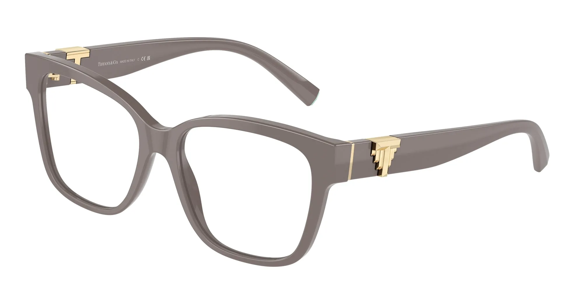 Tiffany TF2246 8401 Montature da vista Acetato Marrone Trasparente Squadrata Normale - immagine 1