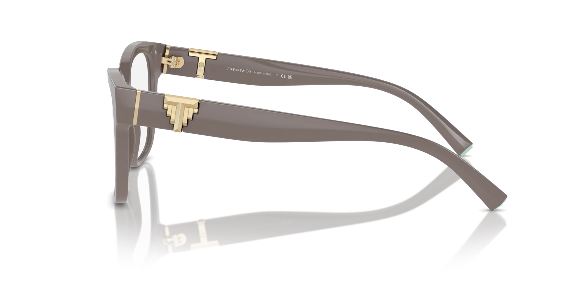 Tiffany TF2246 8401 Montature da vista Acetato Marrone Trasparente Squadrata Normale - immagine 4