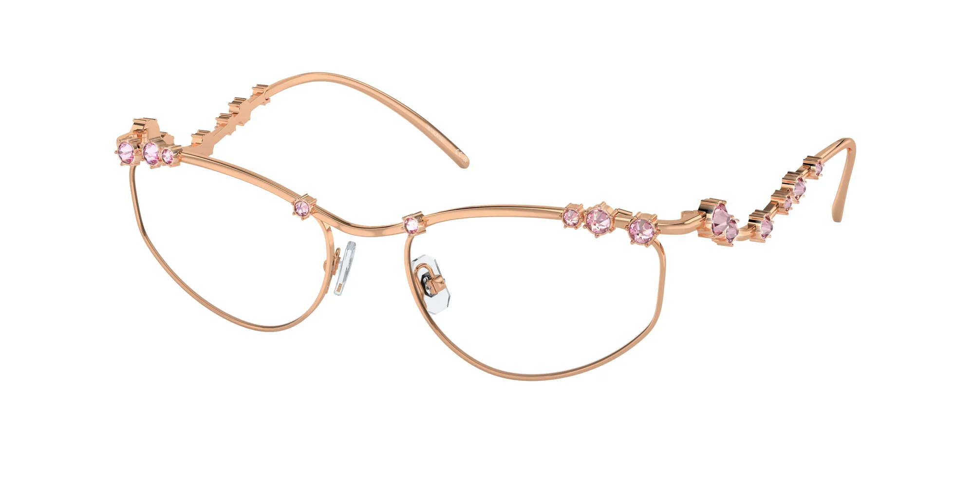 Swarovski SK1015 4014 Montature da vista Metallo Oro Geometrica Normale - immagine 1