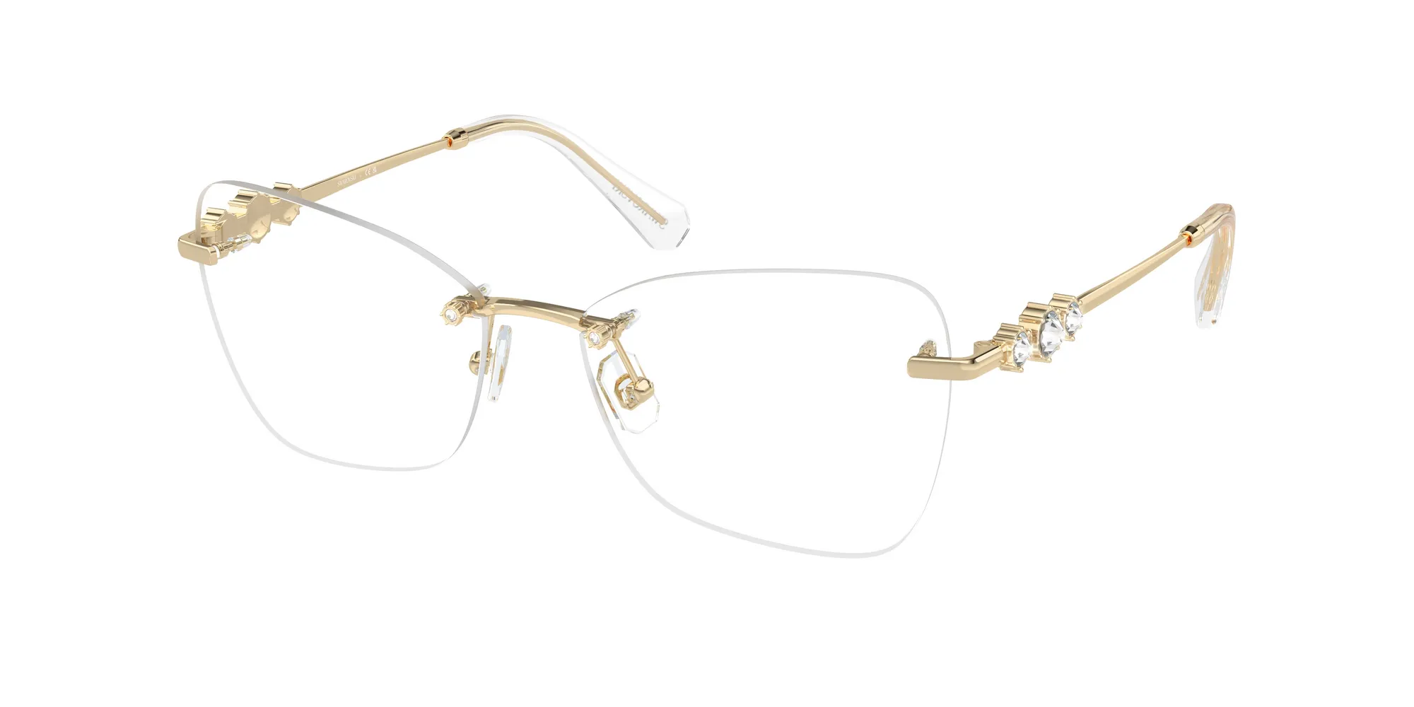 Swarovski SK1014 4013 Montature da vista Metallo Oro Farfalla Normale - immagine 1