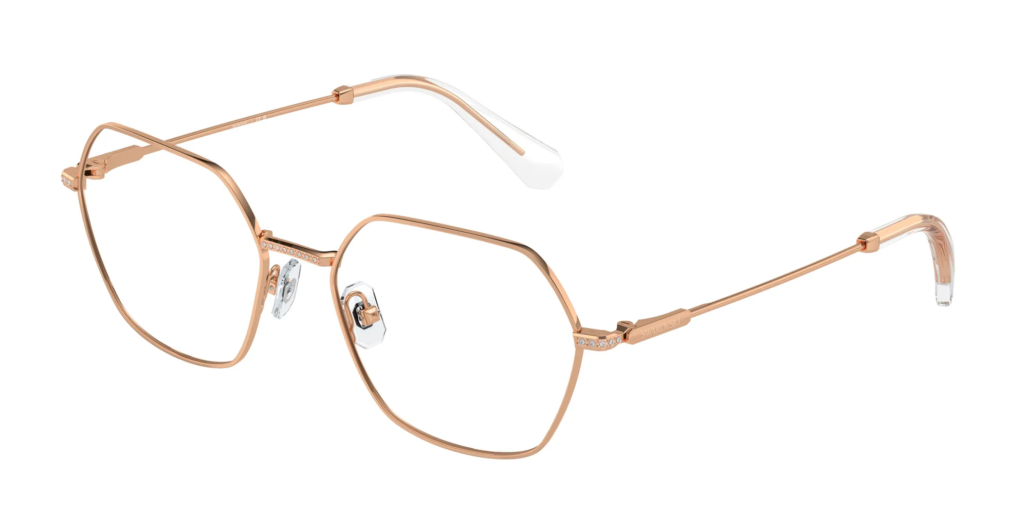 Swarovski SK1011 4014 Montature da vista Metallo Oro Geometrica Normale - immagine 1
