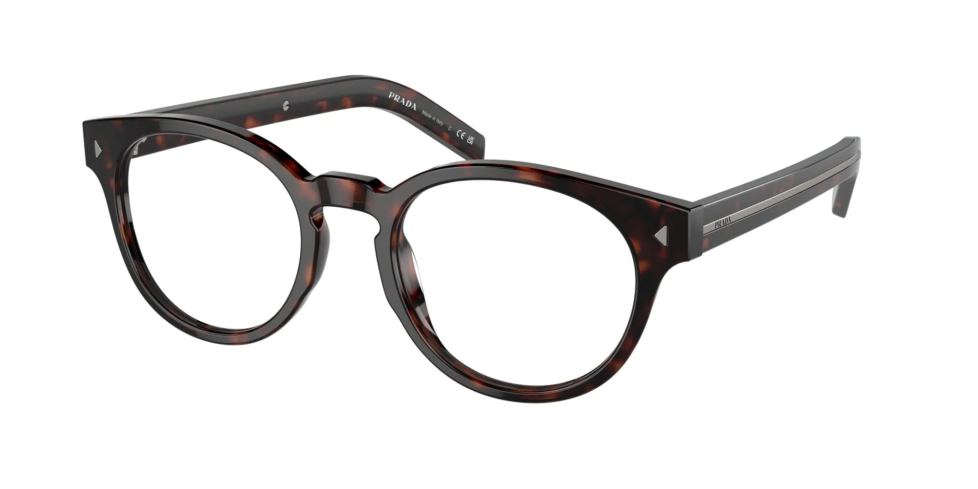Prada PR A14V 17N1O1 Montature da vista Acetato Tartaruga Pantos Normale - immagine 1